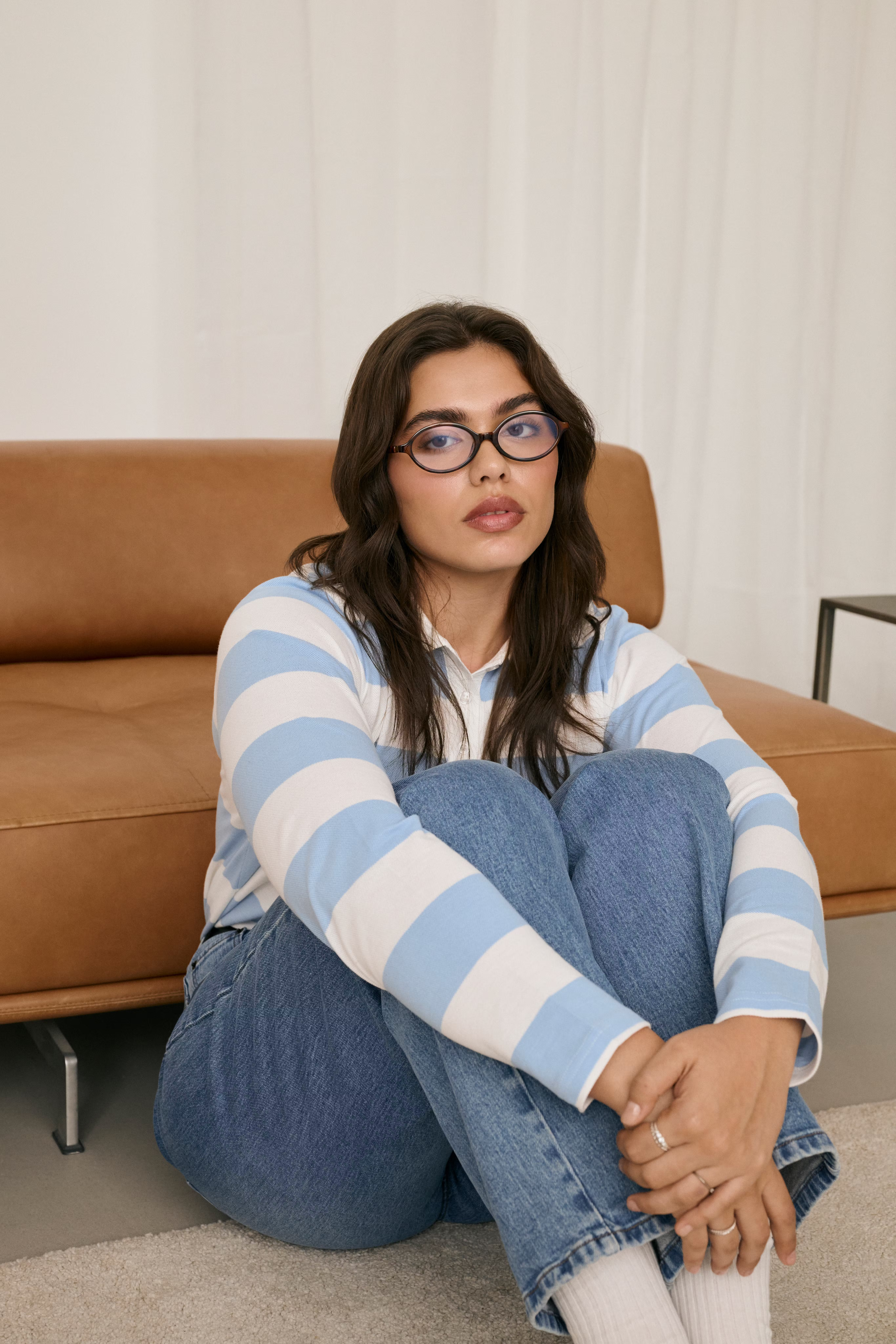 KCmiana Stribet Langærmet Polo LOCATION NONE 10583934-108952