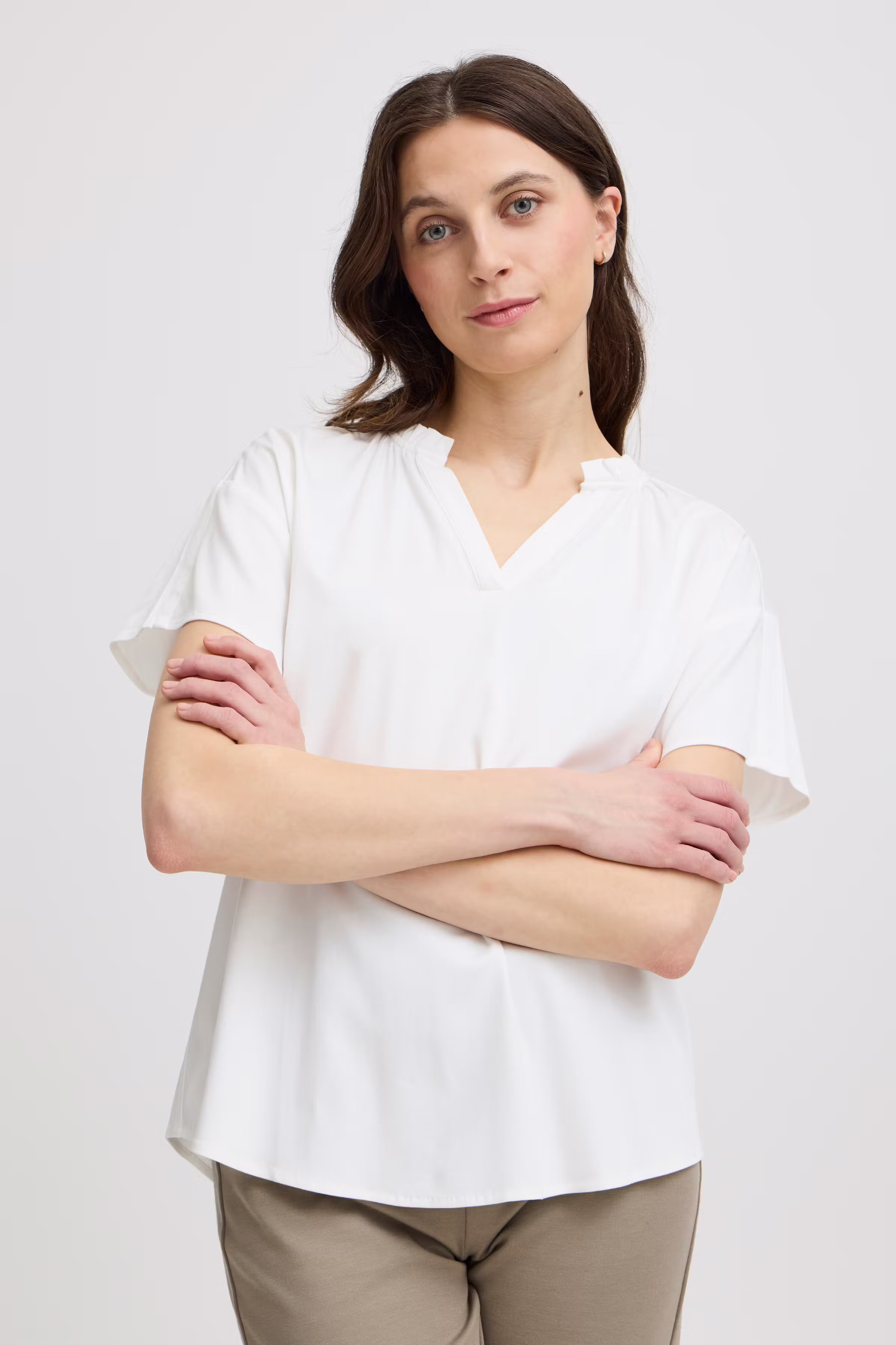 FRJUSTINA BL 1 Kurzarm-Bluse LOOKBOOK DETAIL 20615311-114800