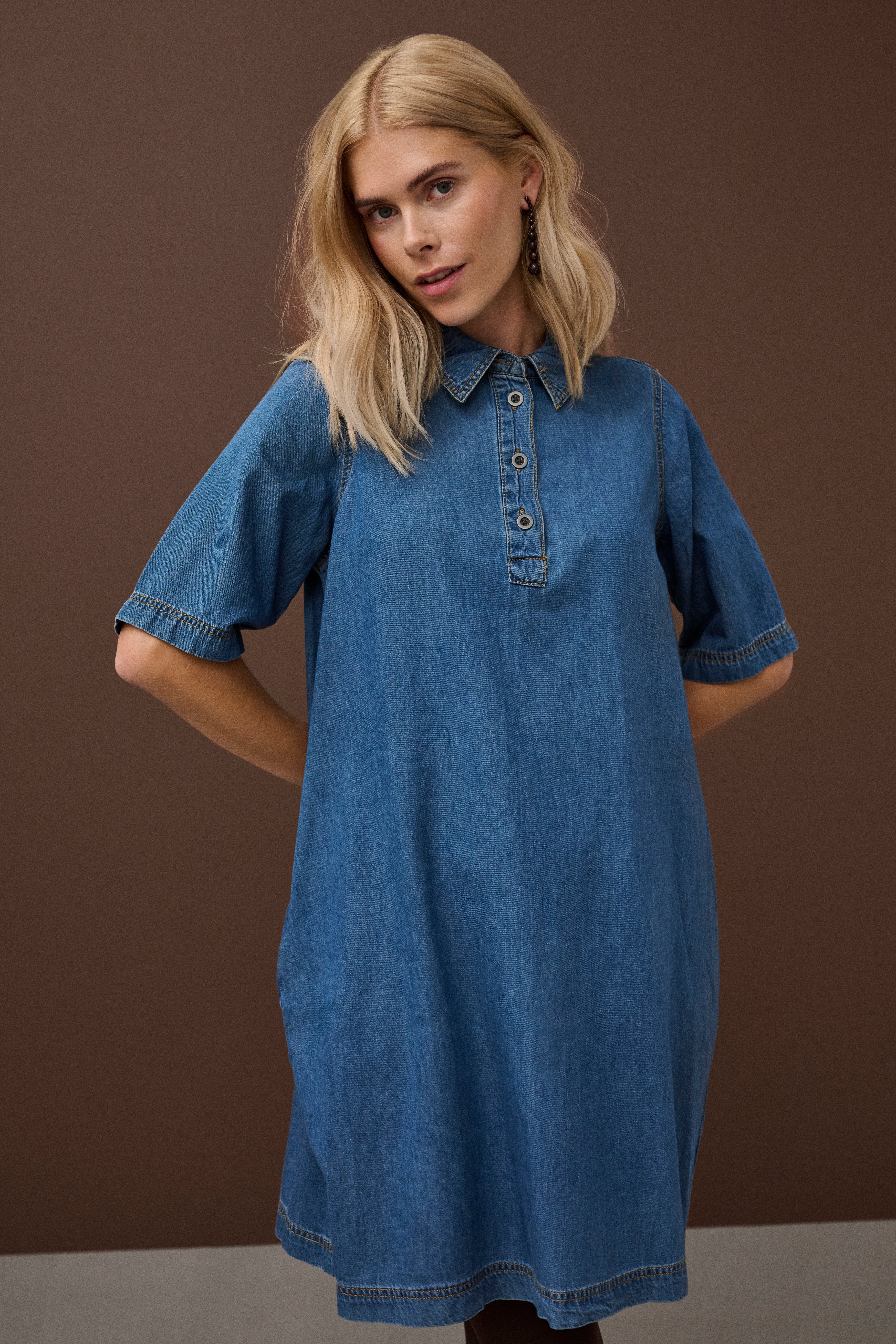 CUwinnie Denim dress LOCATION NONE 50111467-500029