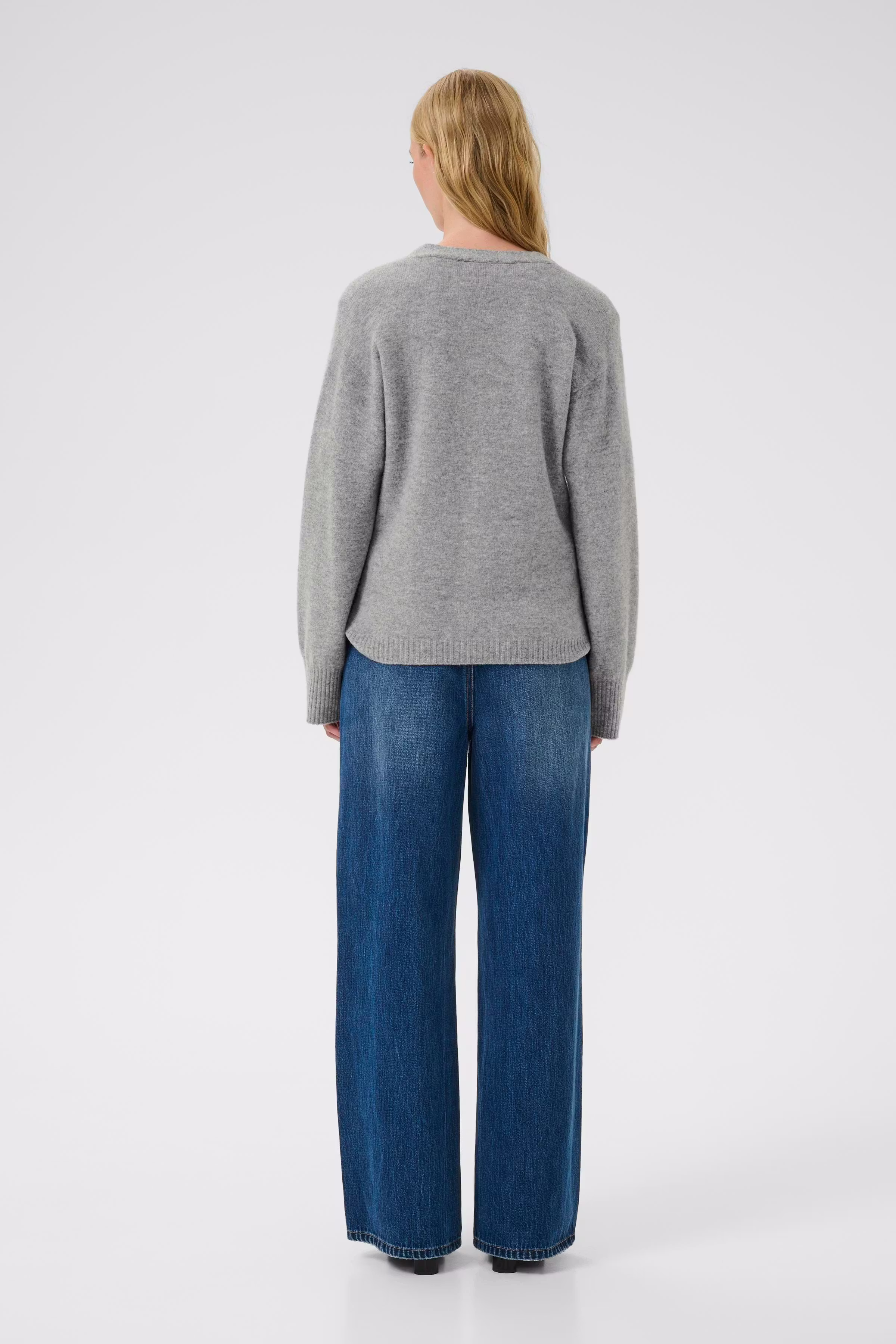 KBAnemone Cardigan i 100% uld LOOKBOOK BACK 10105774-103702