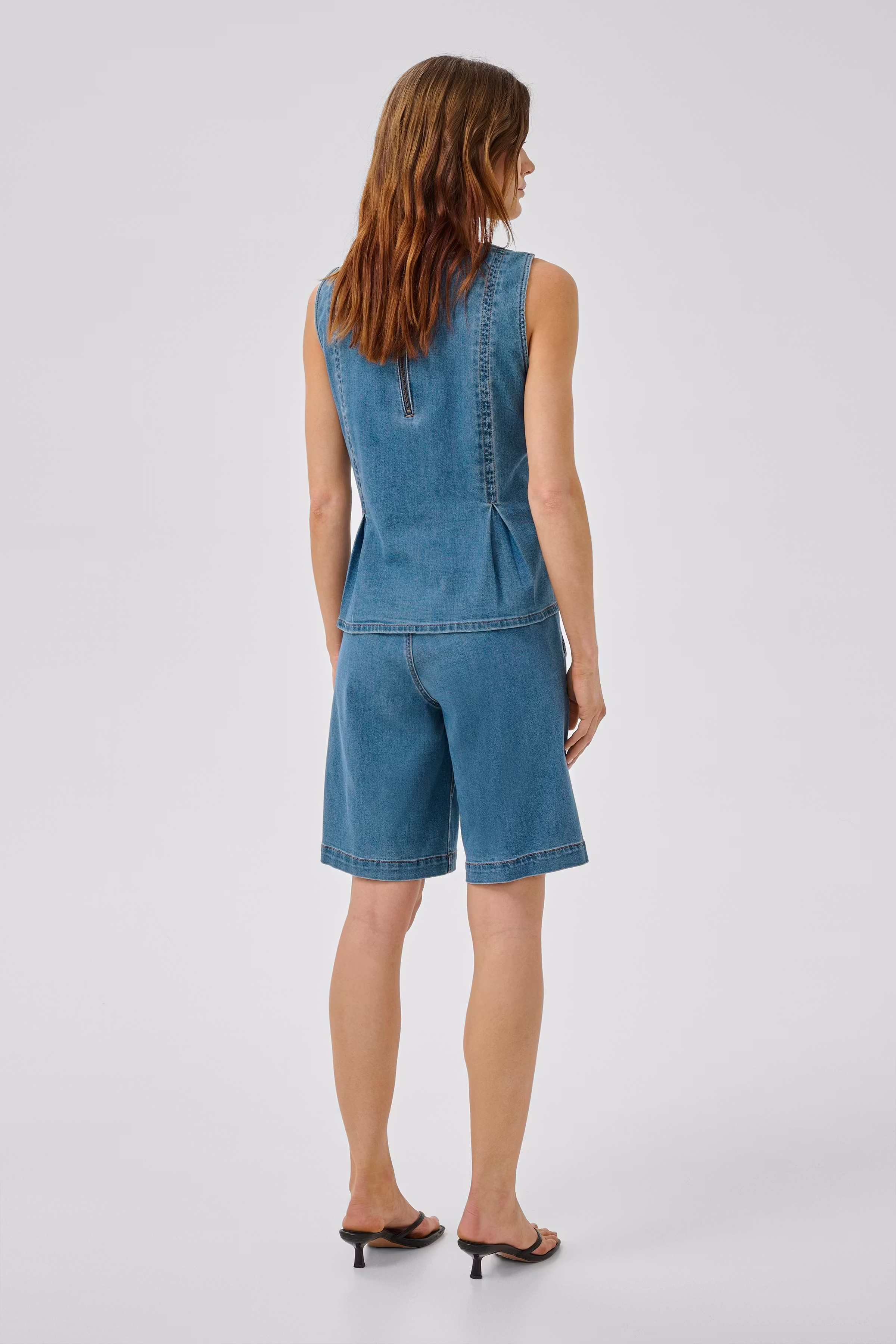 MWLara Denim top LOOKBOOK BACK 10705596-100053