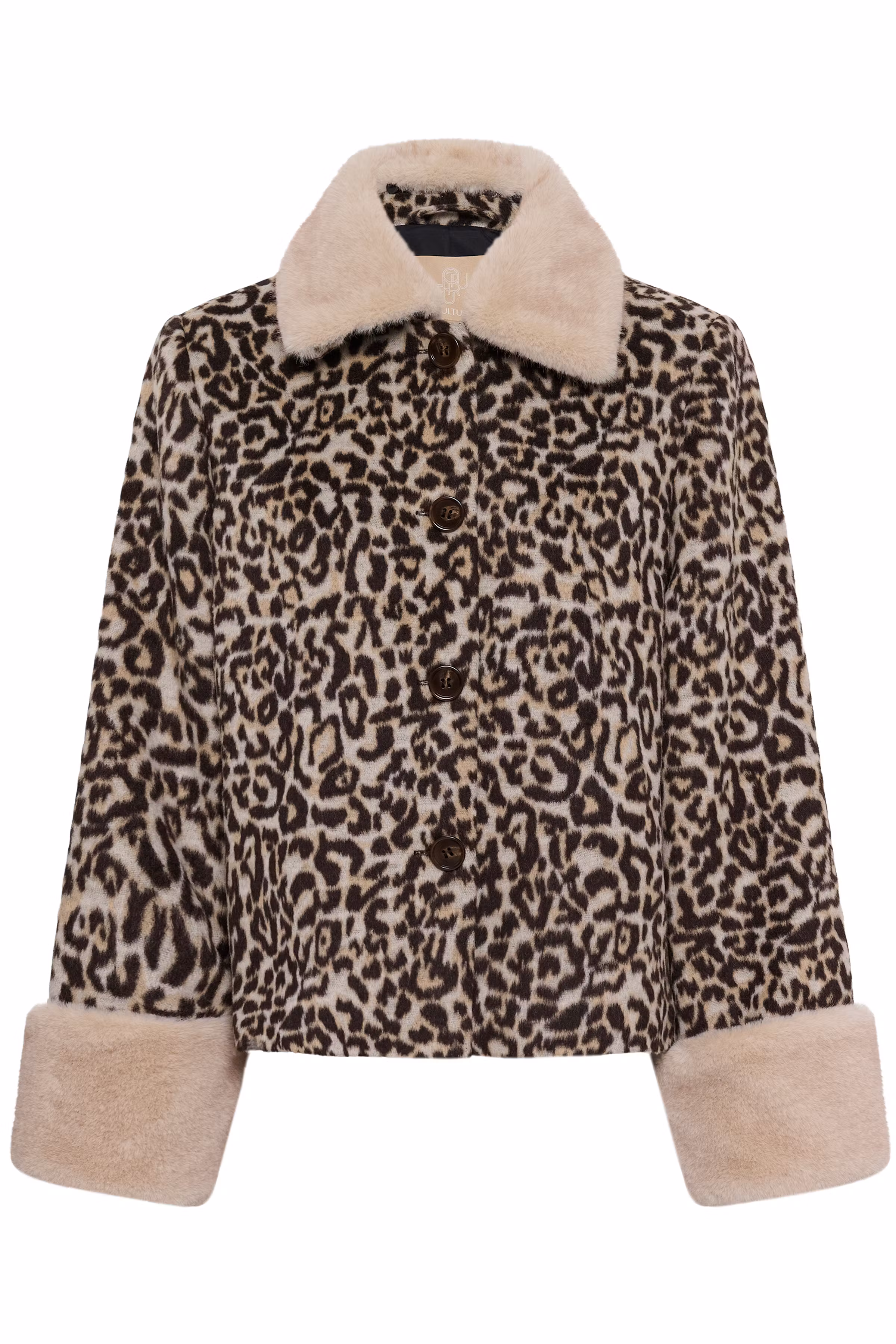 CUGIA Faux fur luipaardjas
 PACK FRONT 50114135-900014860