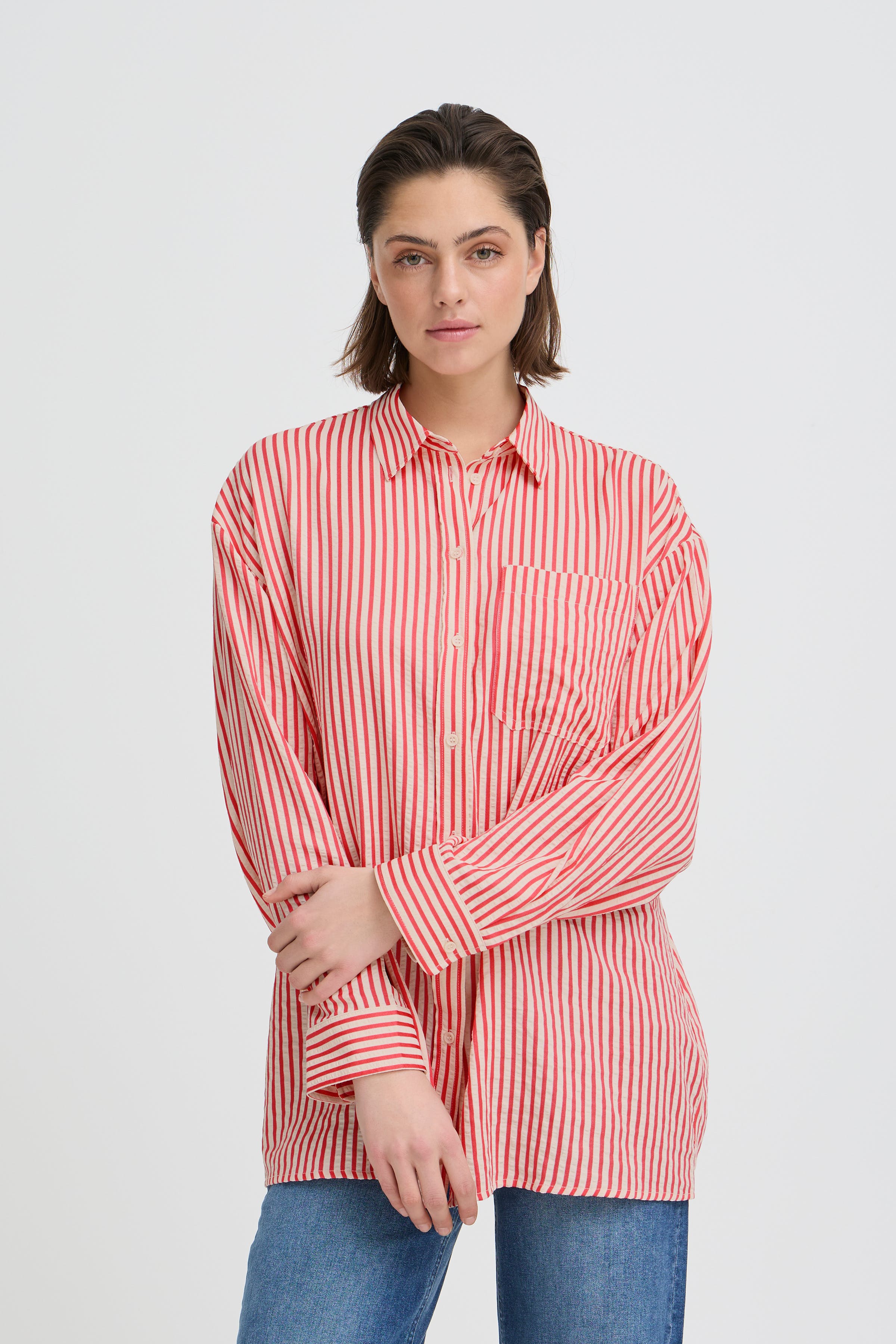 IHESTRA Skjorta LOOKBOOK FRONT 20125067-900008281