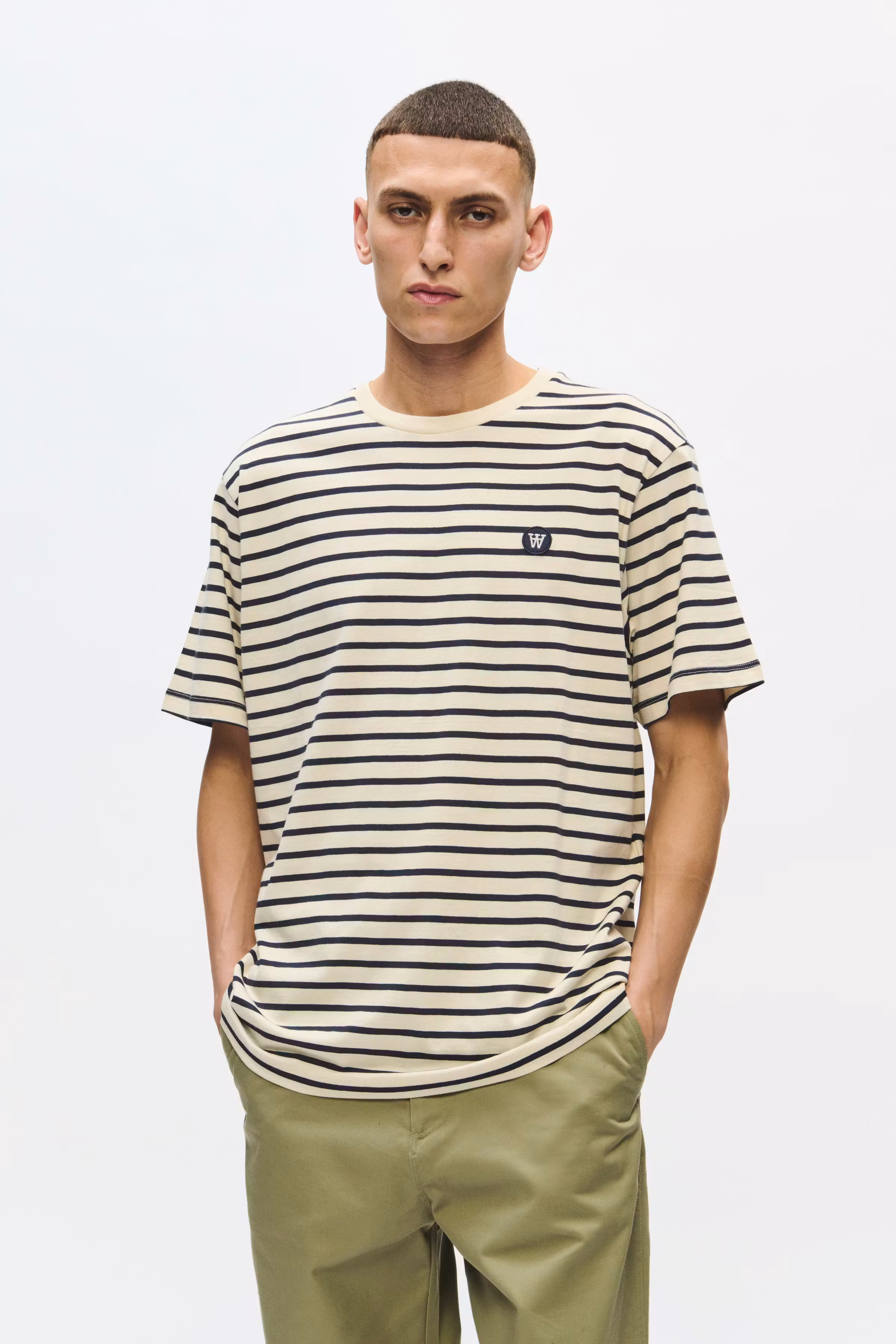 WWAce Stripe T-shirt LOOKBOOK FRONT 30251373-194009
