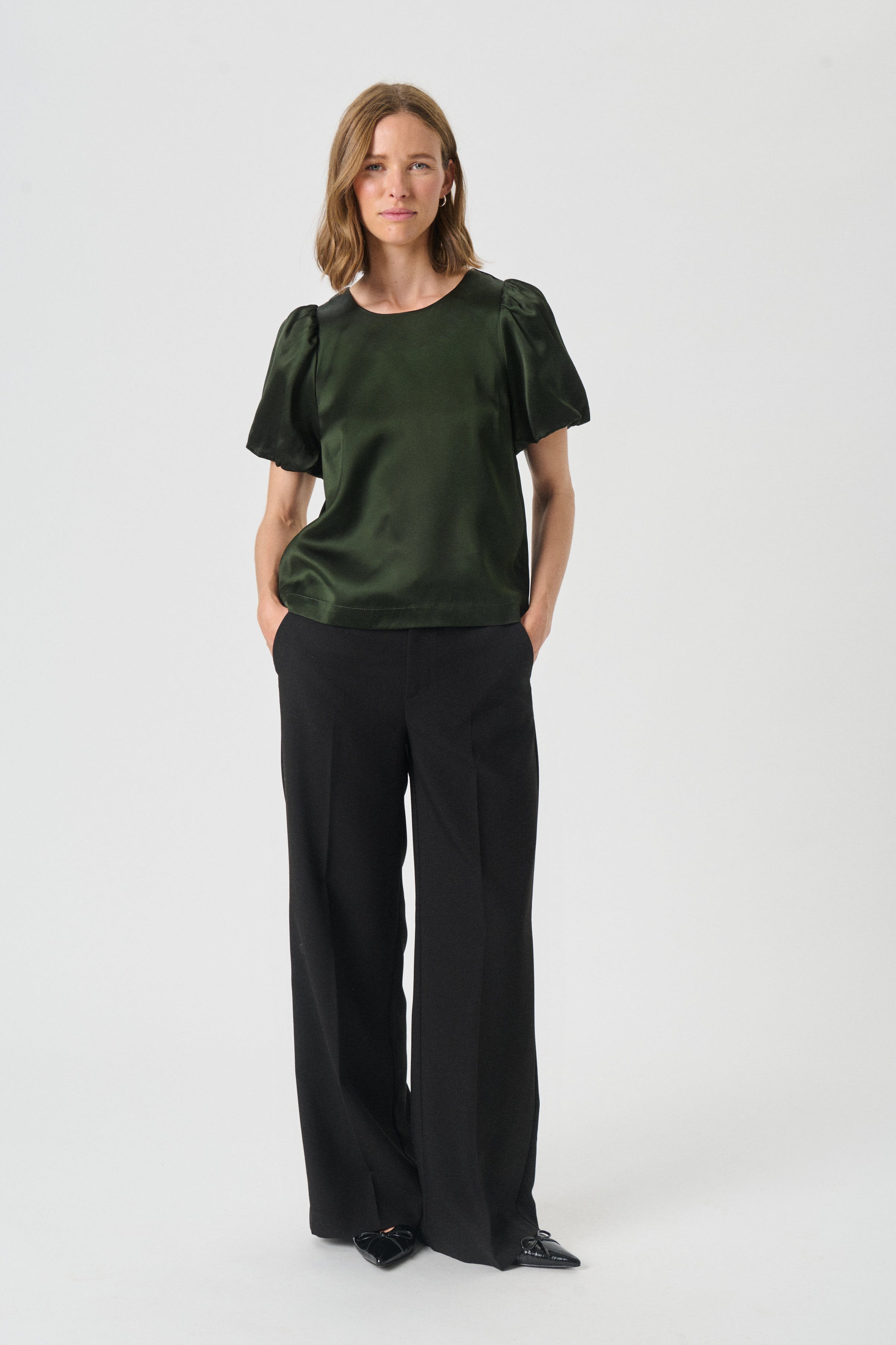 UriaPW Bluse LOOKBOOK FRONT 30310132-190509