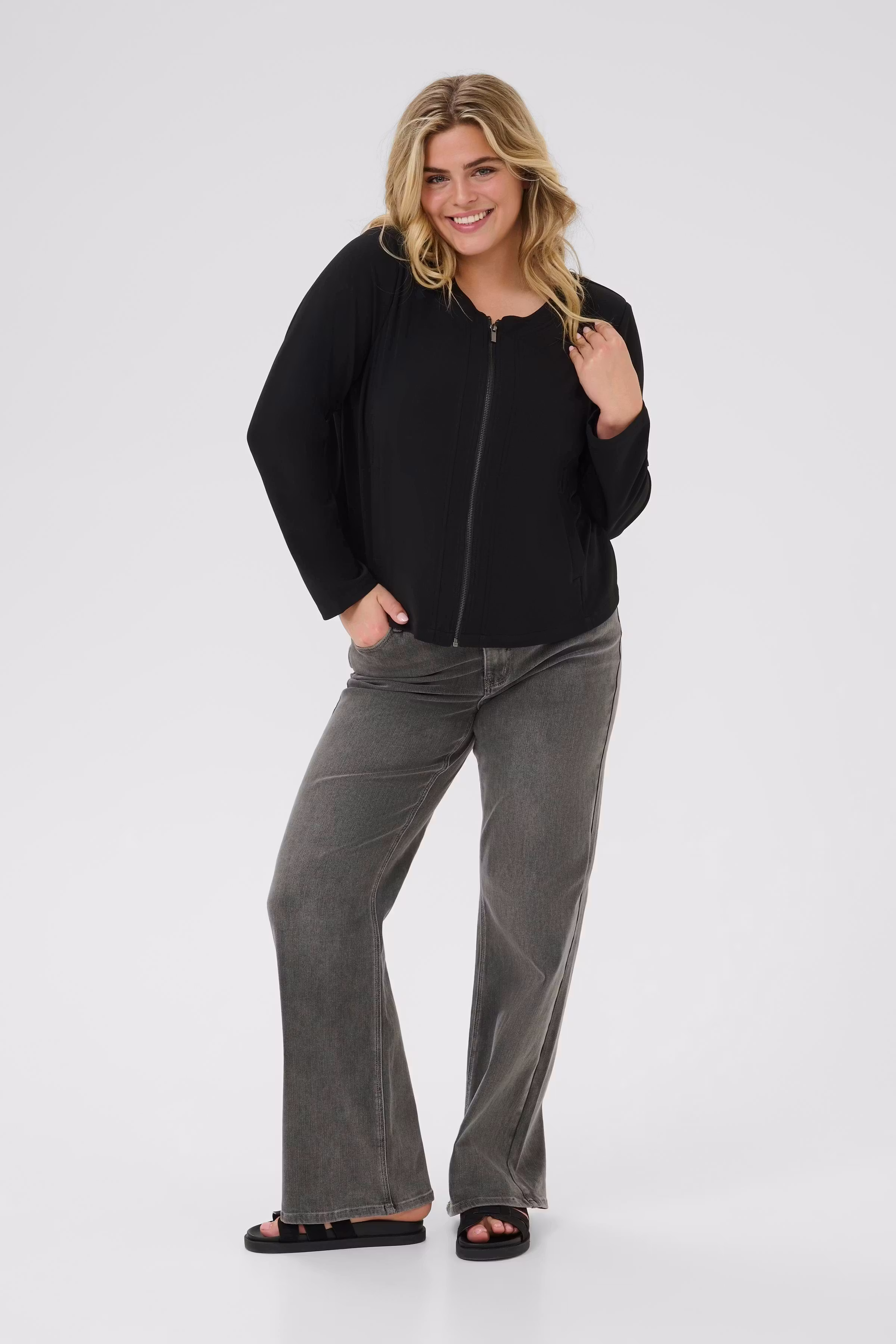 KCelina Casual Jacke LOOKBOOK FRONT 10583505-100121