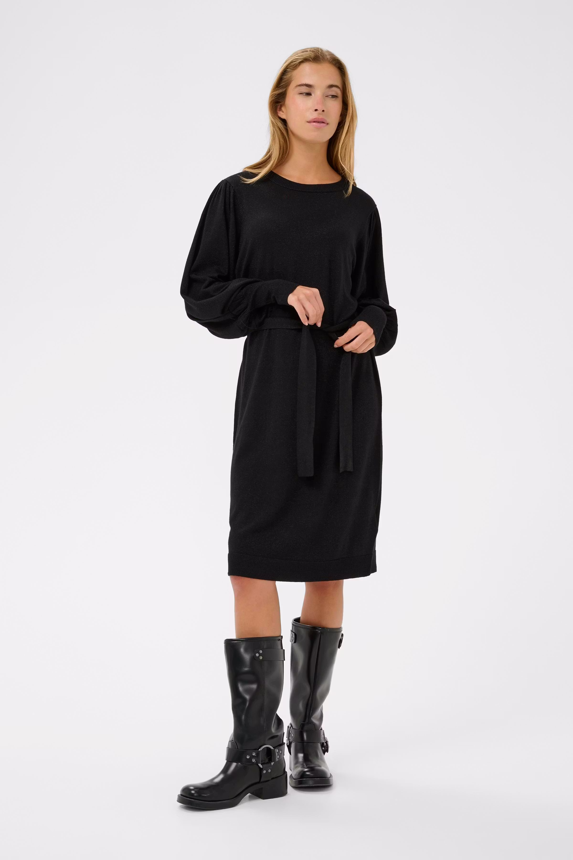 KAregina Glitter Gebreide Jurk LOOKBOOK FRONT 10511017-100121