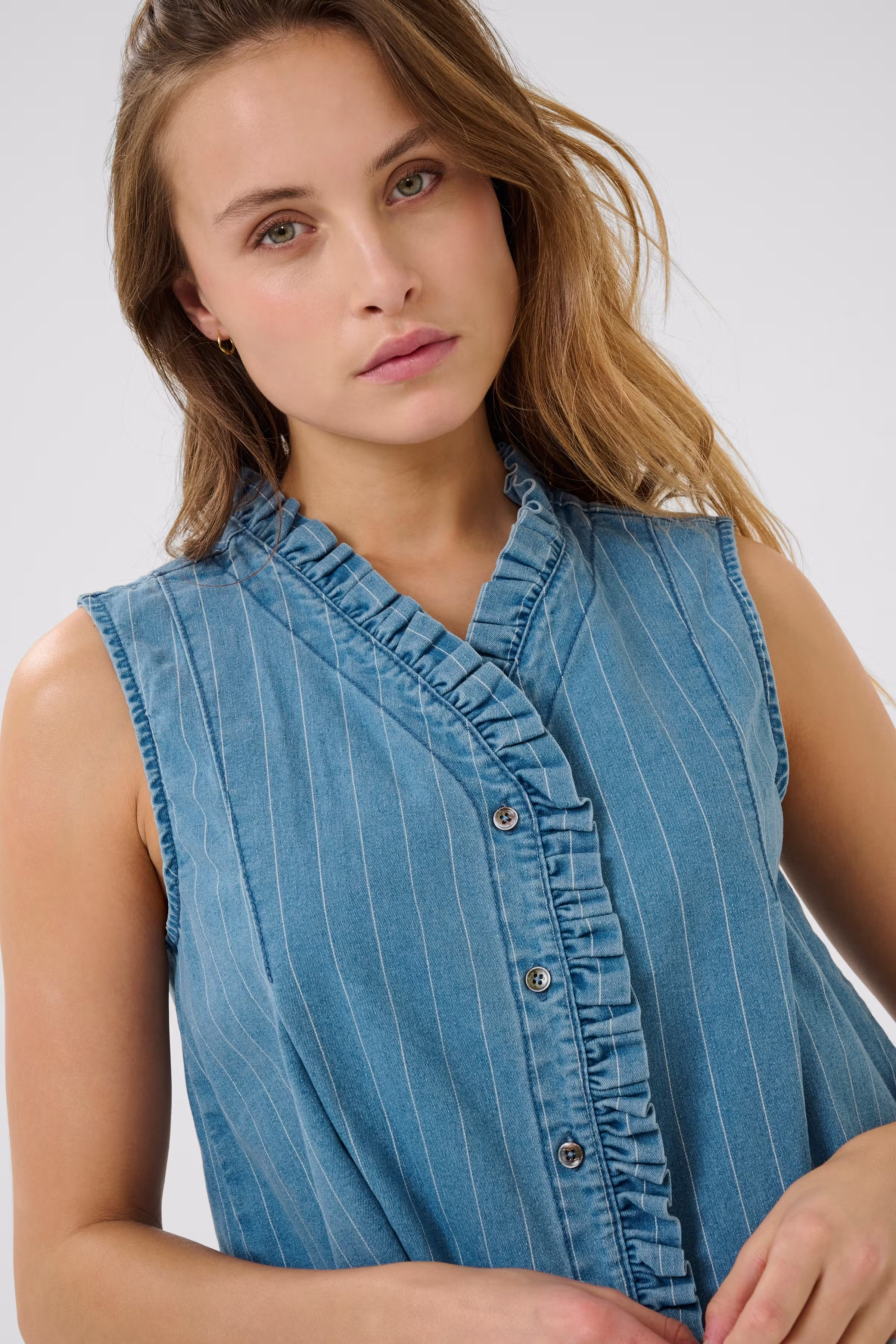 CUrenny Denim Overhemd LOOKBOOK DETAIL 50111853-107671