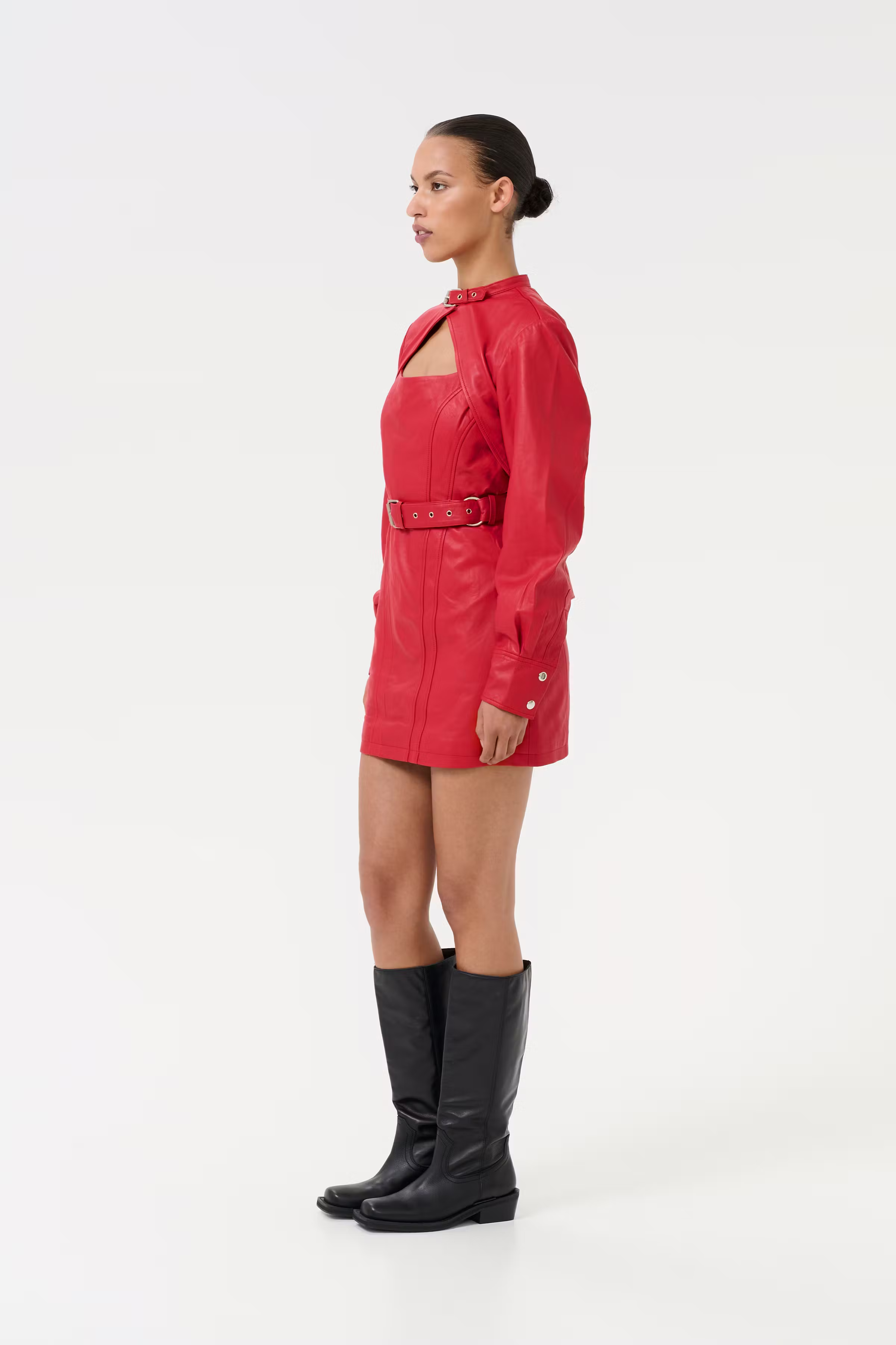 ValentinaGZ Leather dress LOOKBOOK FRONT 10910022-191758