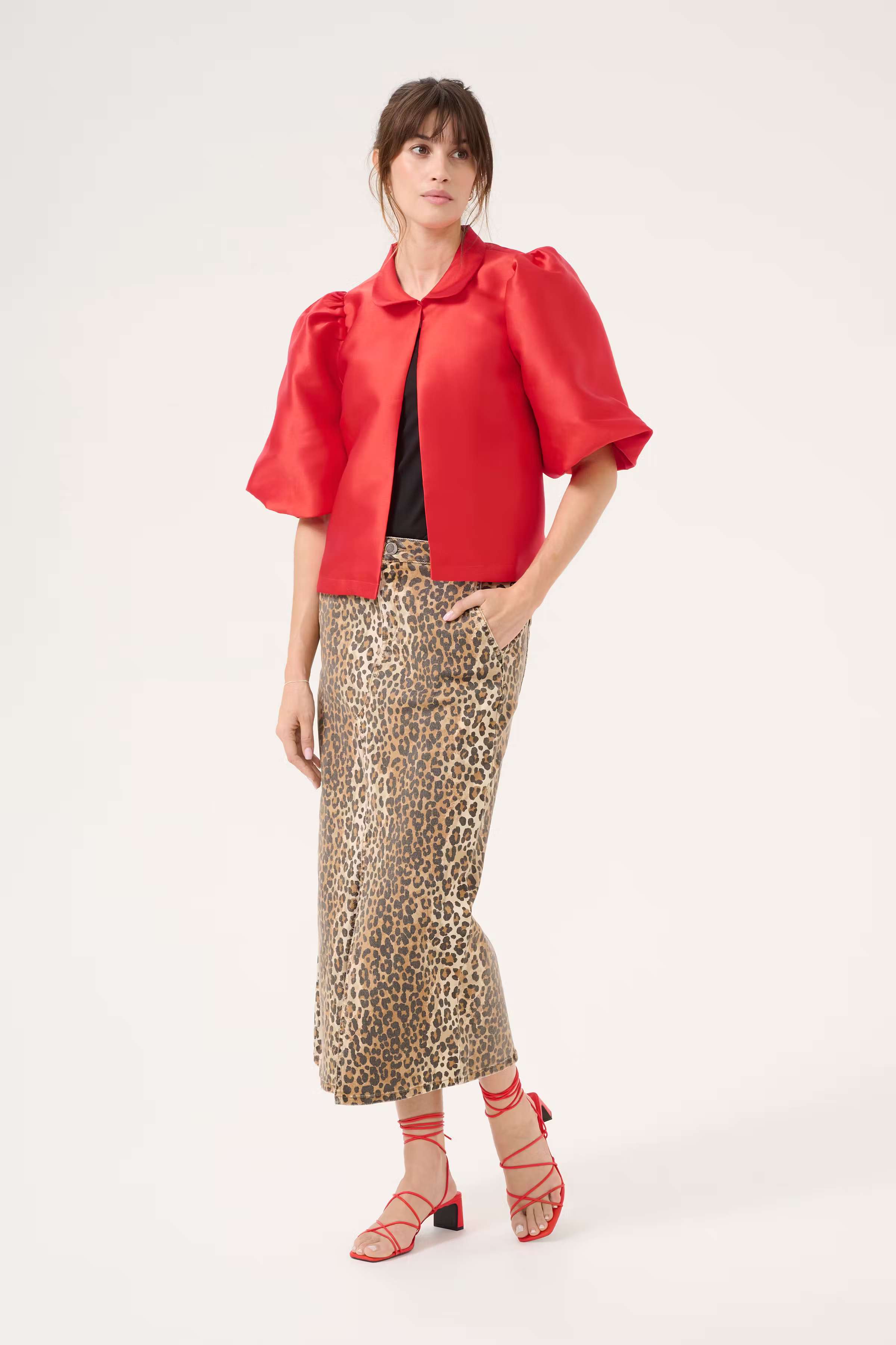 CUtafta Satengjakke LOOKBOOK FRONT 50111234-181664