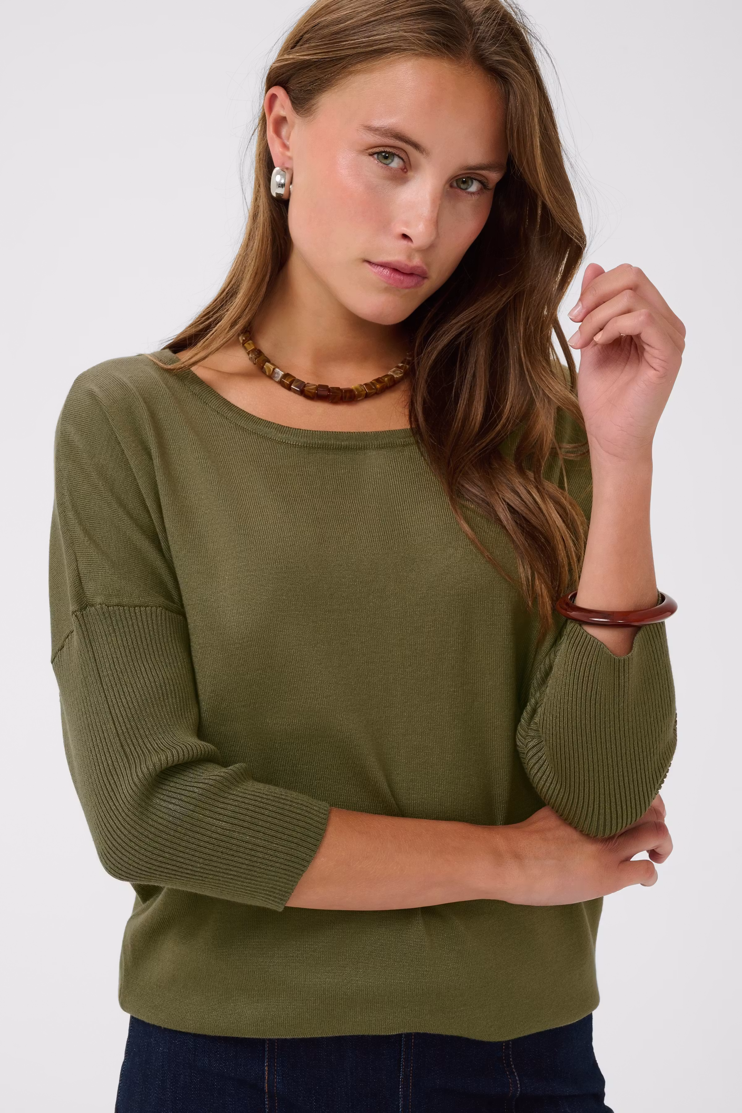 MilaSZ R-Neck Pullover LOOKBOOK DETAIL 30500003-1804201