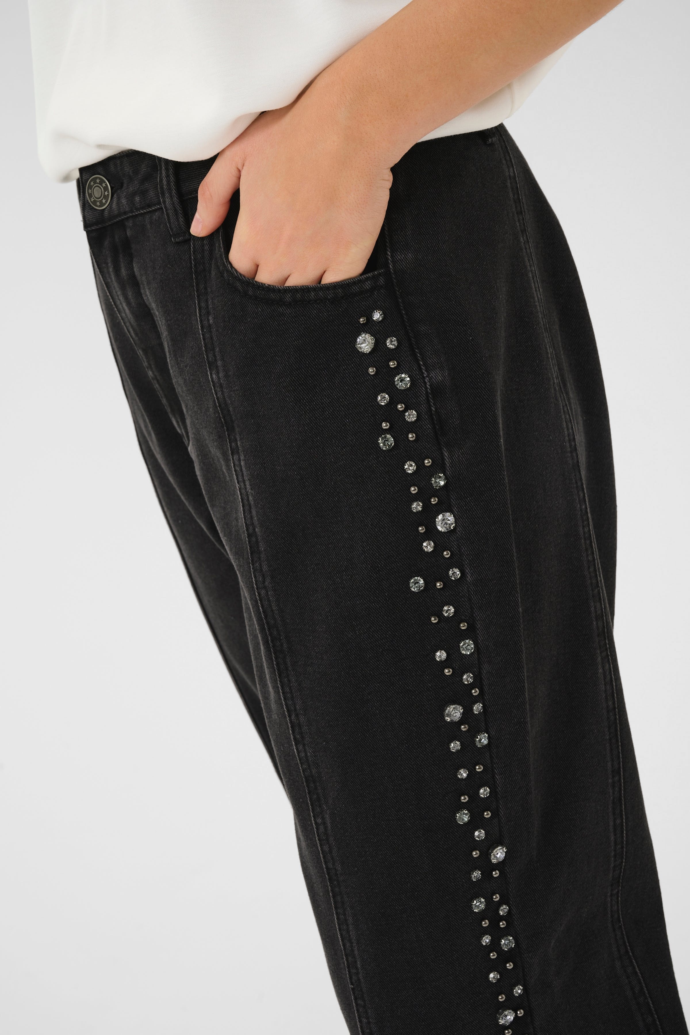 CUcally Jeans med strass LOOKBOOK DETAIL 50112508-500064