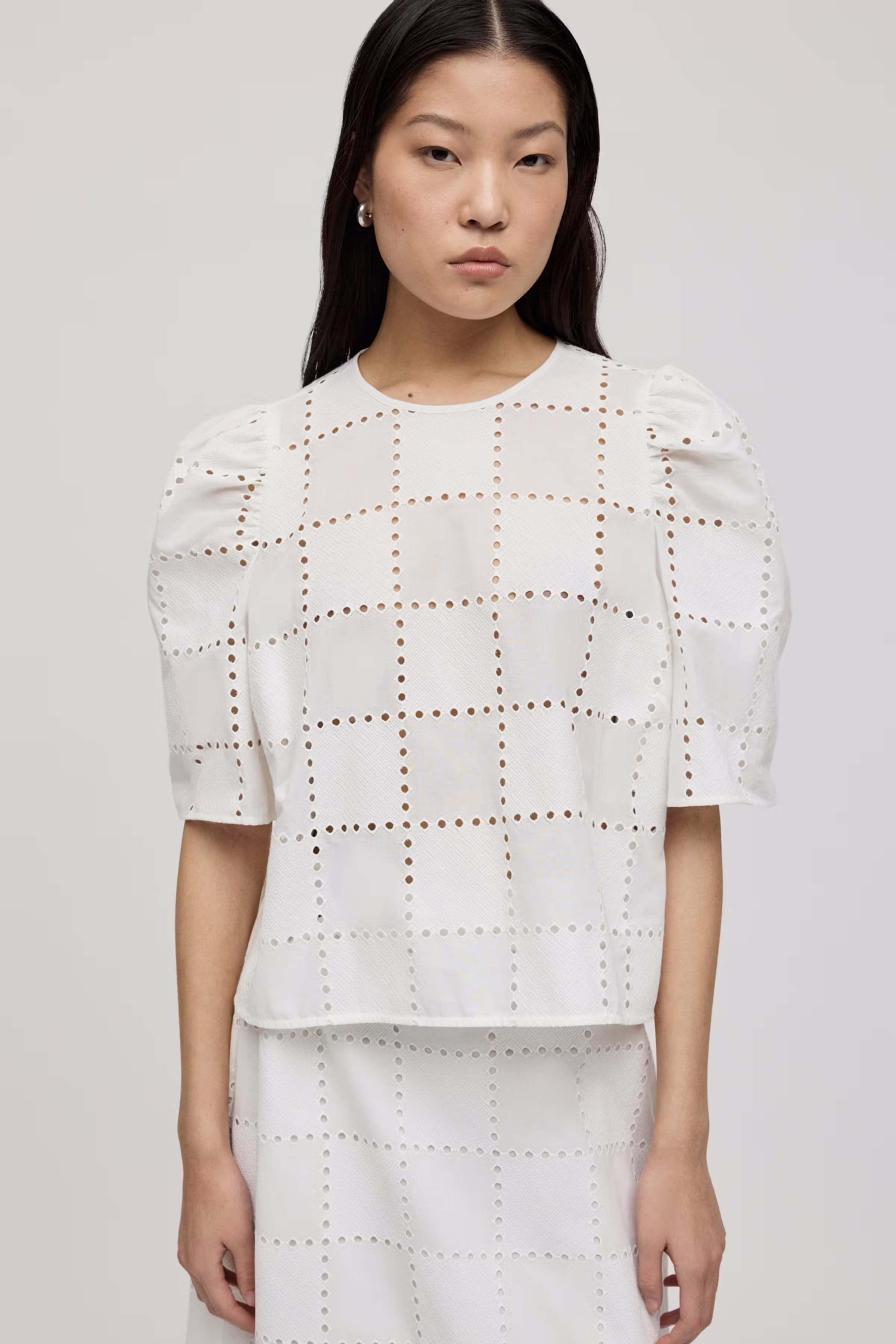 ELISABETH Blouse LOOKBOOK FRONT 30600483-WH010