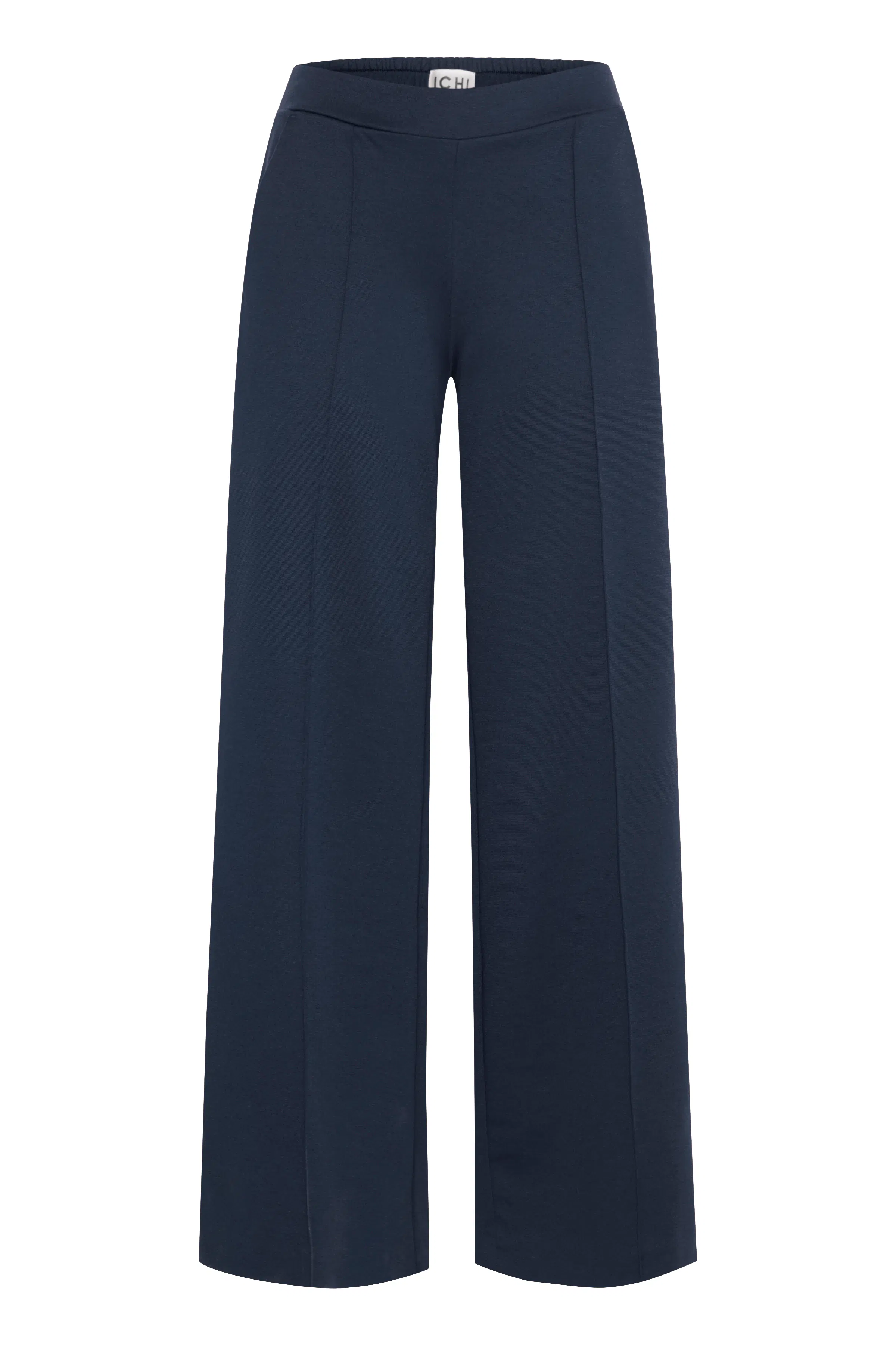 ichi IHKATE LONG WIDE Trousers in total eclipse / blue colour | ICHI