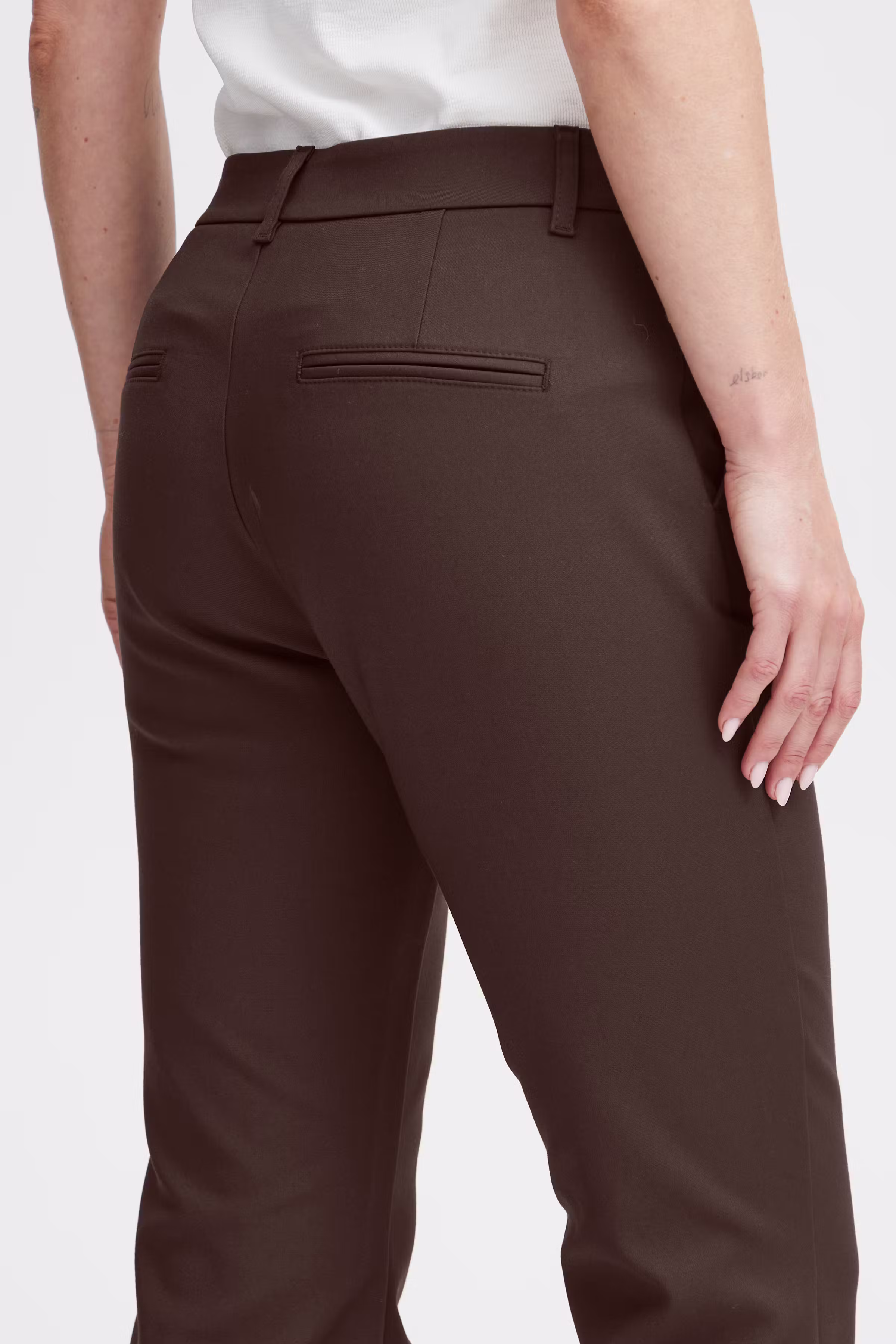 PZBINDY High Waist Bootcut Leg Bukser LOOKBOOK DETAIL 50207207-191016