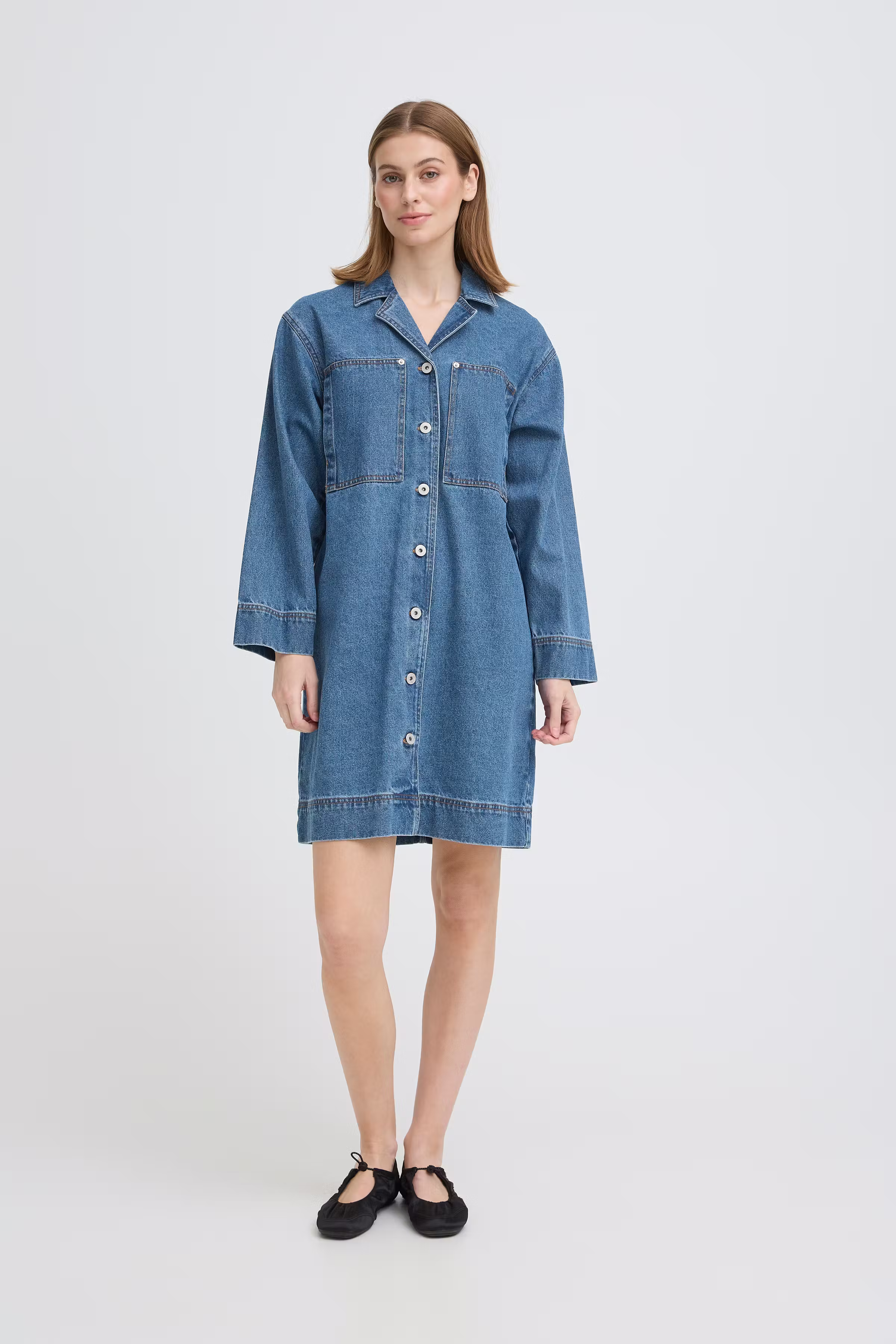 IHMIANNA Kjole LOOKBOOK FRONT 20125096-200928