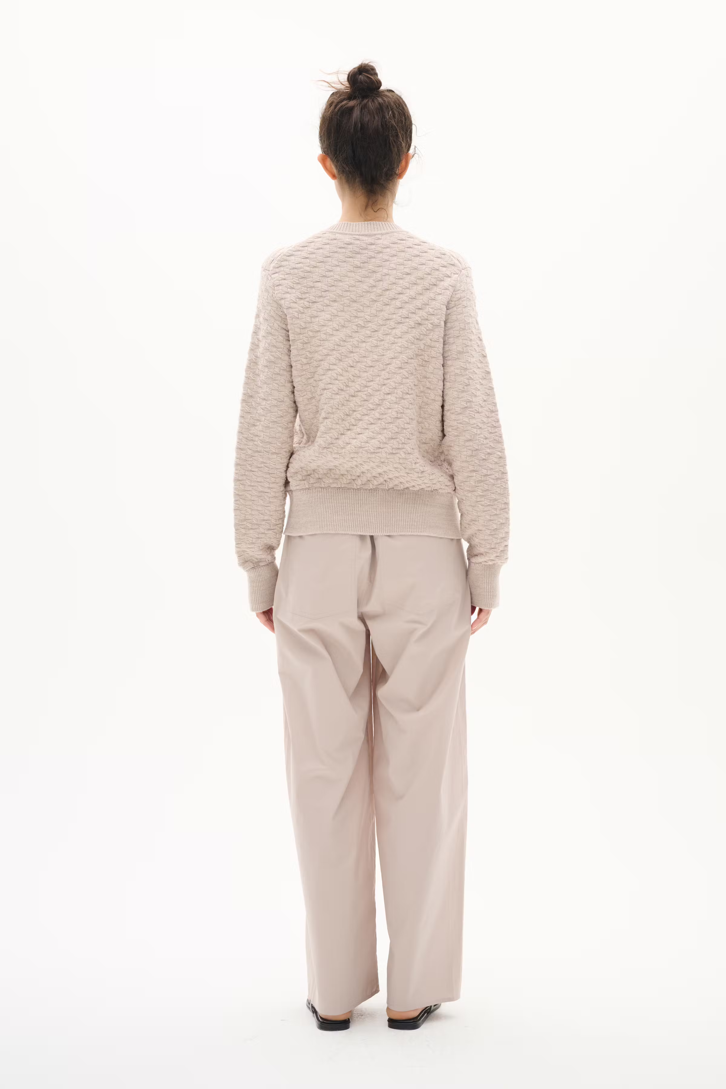 KennaIW Poplin Bukser LOOKBOOK BACK 30110533-161406