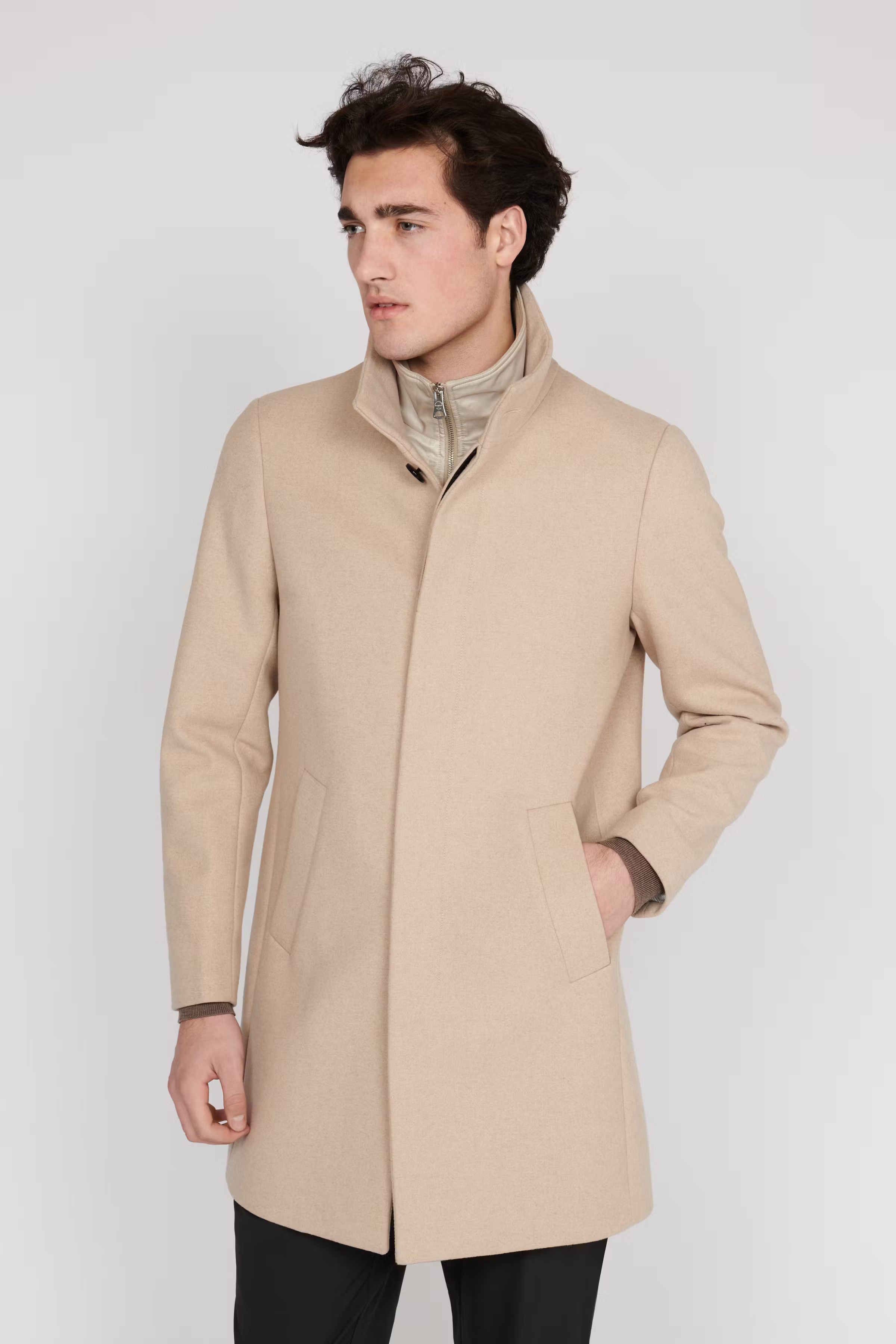 Harvey Wool Coat LOOKBOOK BACK 30203845-161105