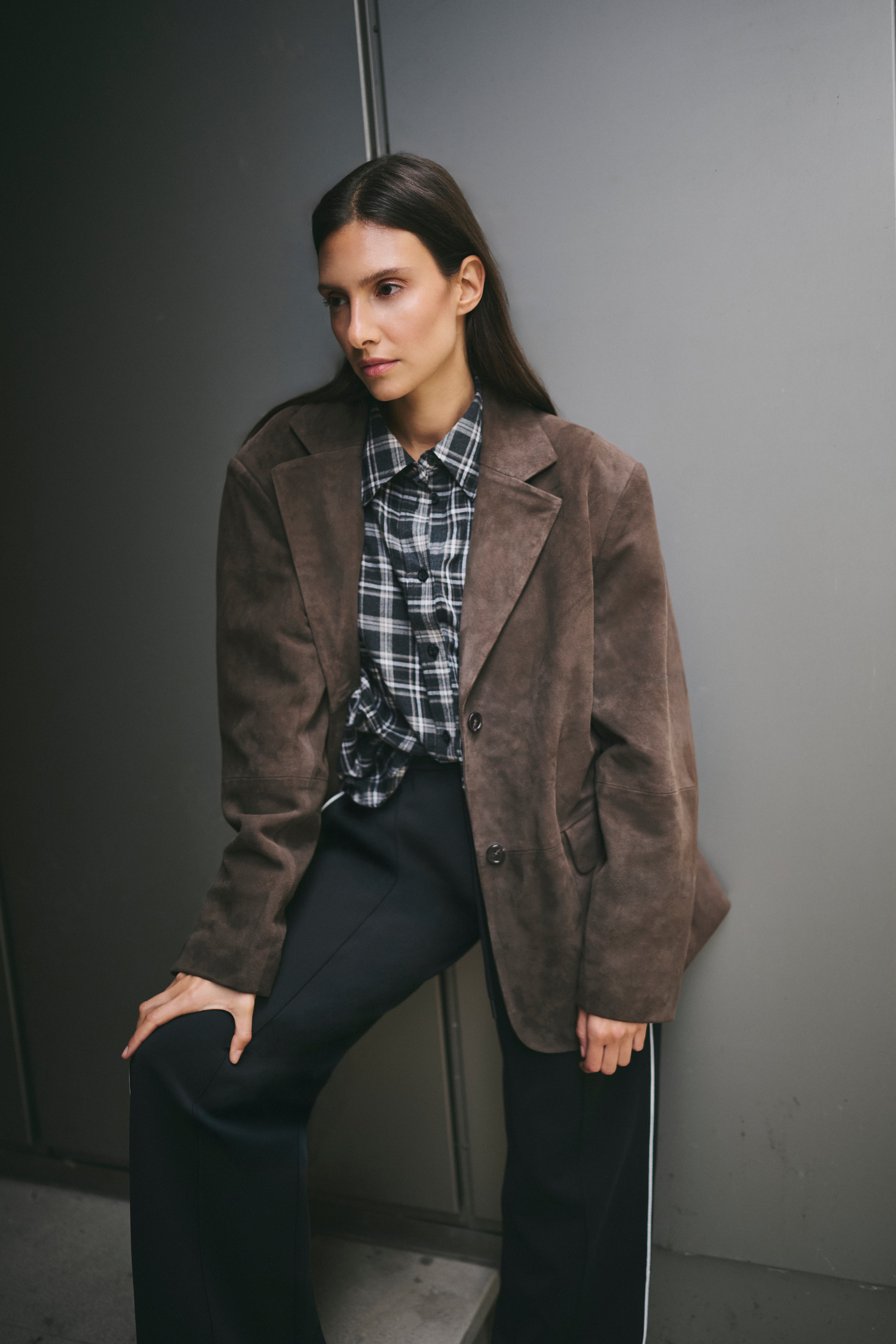 KBBirdie Suede blazer LOCATION NONE 10105680-191015