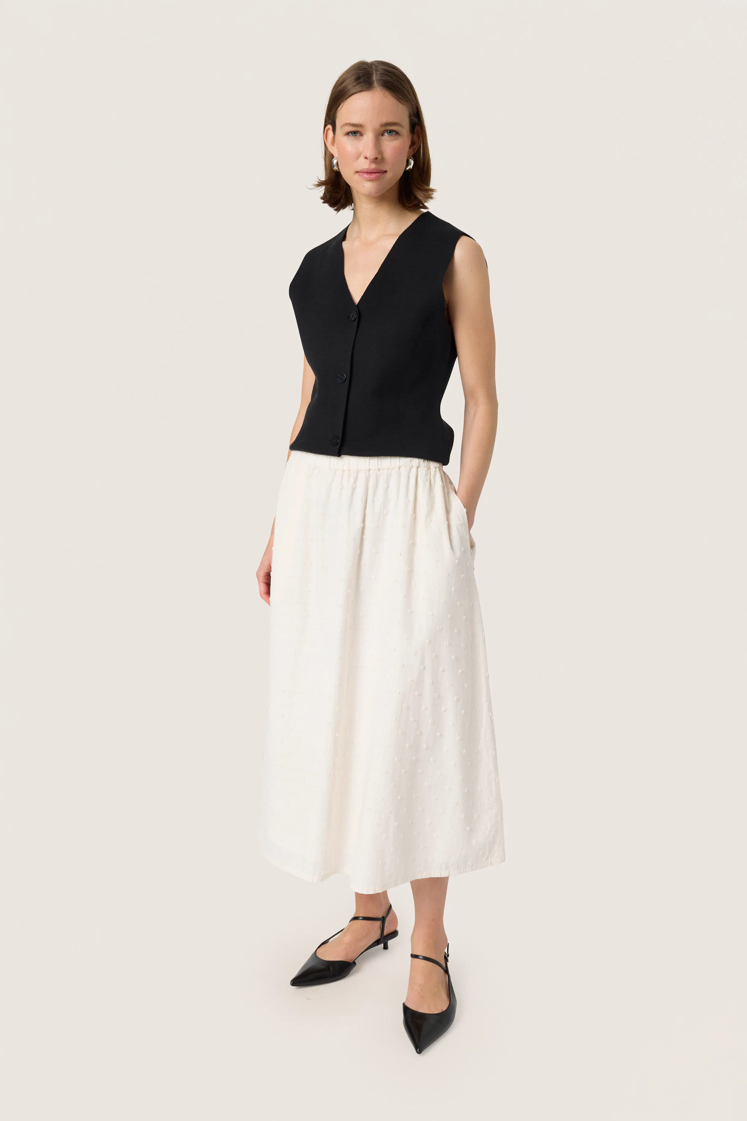 SLSunela Skjørt LOOKBOOK FRONT 30408478-111001