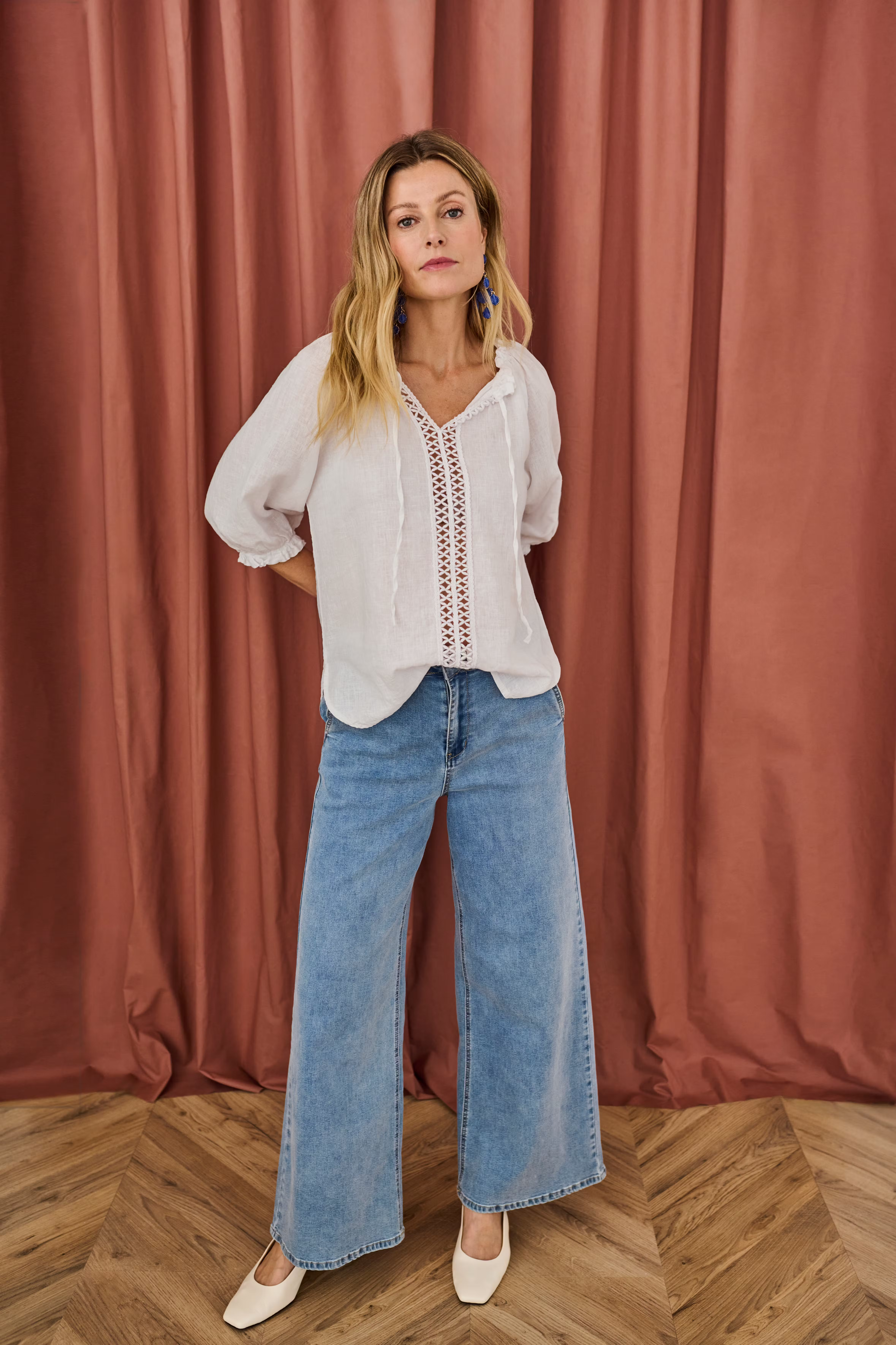 CRKiyo  Linen blouse LOCATION NONE 10613122-110602