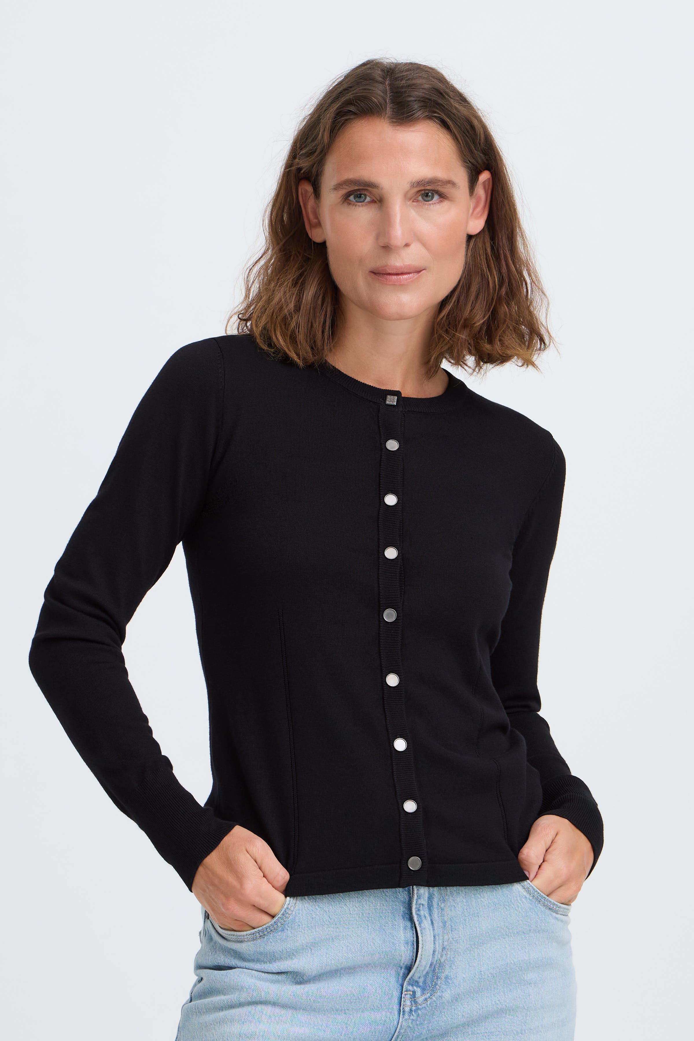 PZSara L/S Cardigan LOOKBOOK FRONT 50203229-5000199