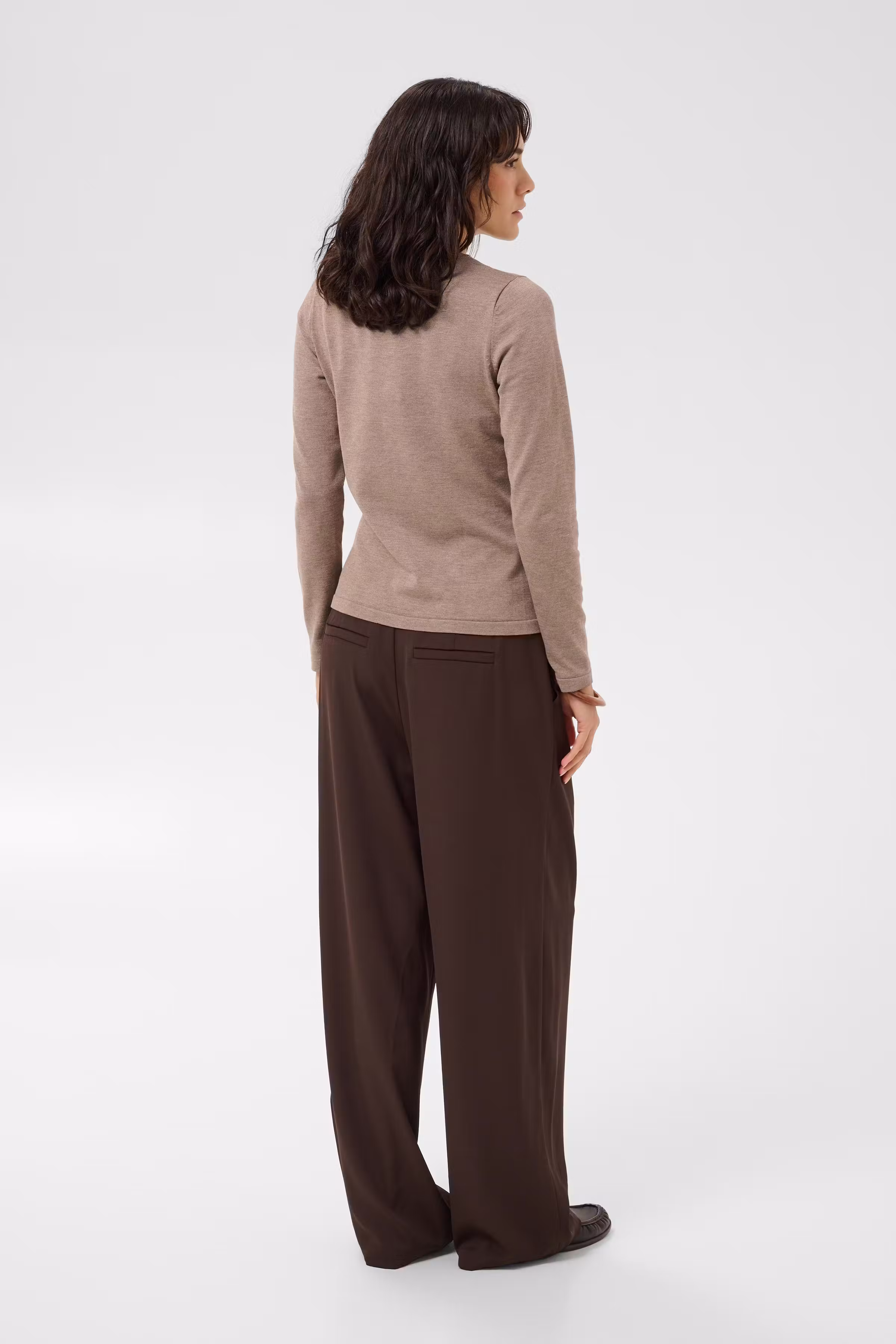 MilaSZ R-Neck Cardigan LOOKBOOK BACK 30500005-1614061