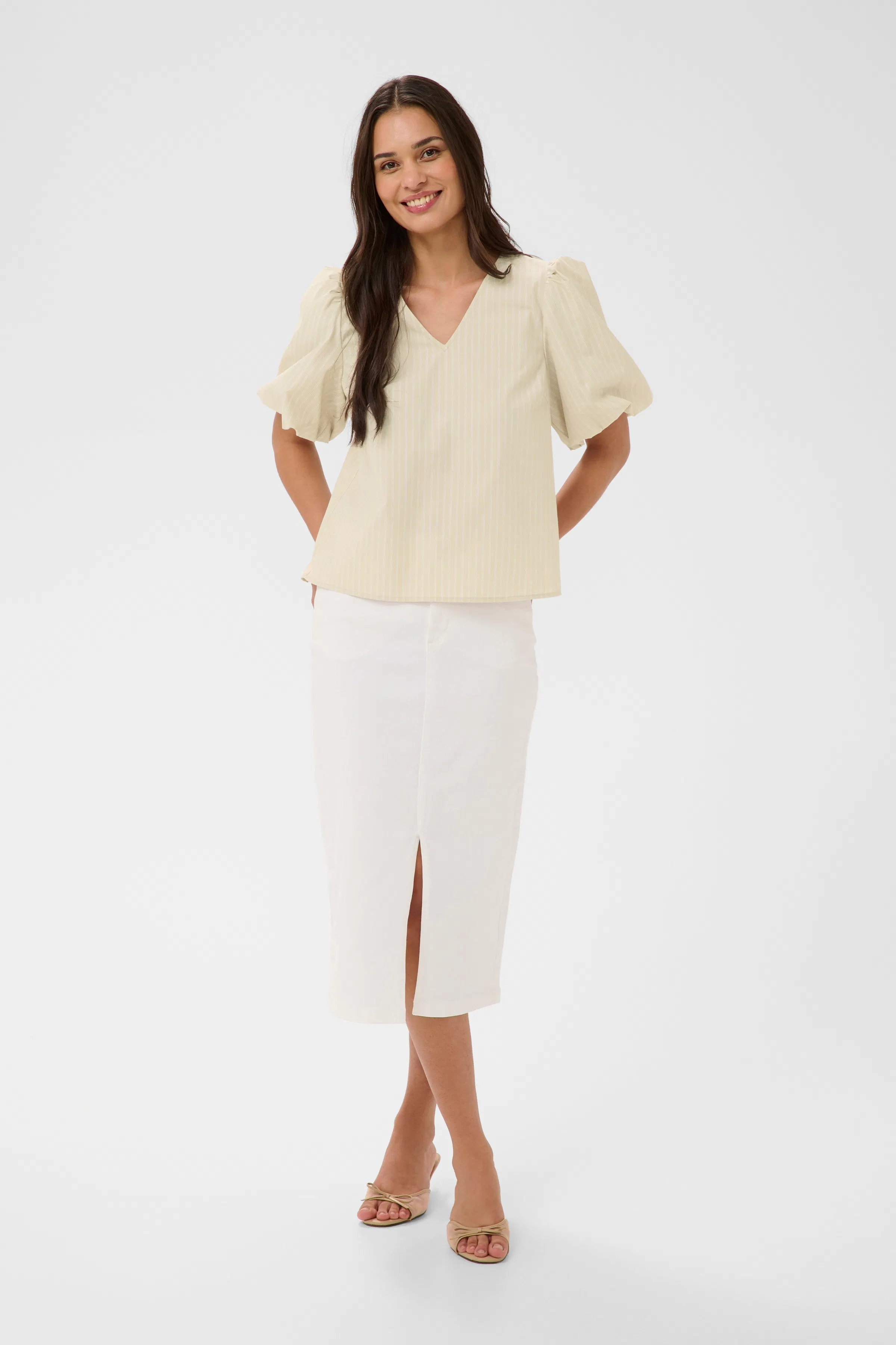 KAjosie Bluse LOOKBOOK FRONT 10511285-108996