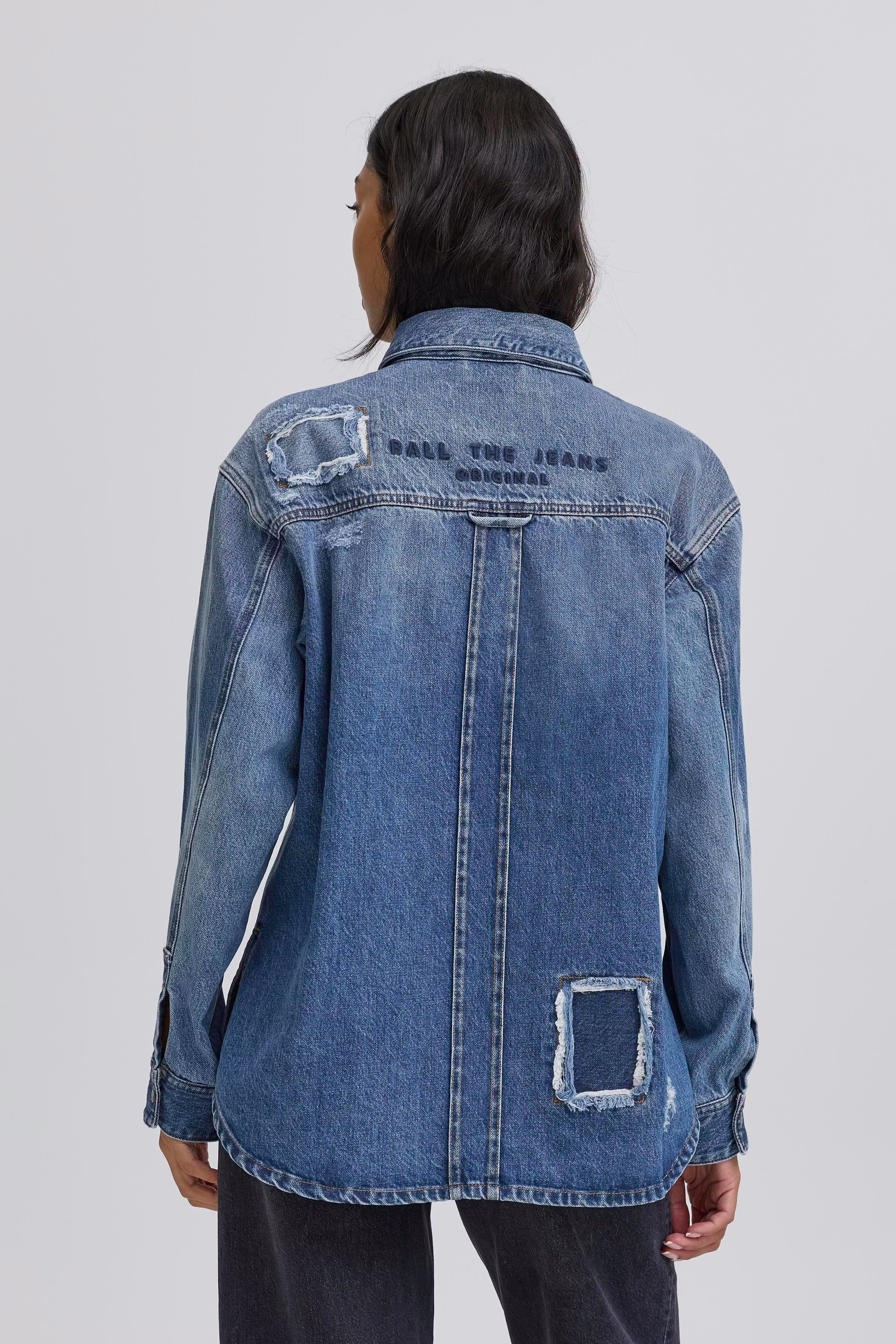 BALUCIA Denim Jas LOOKBOOK BACK 50405337-205291