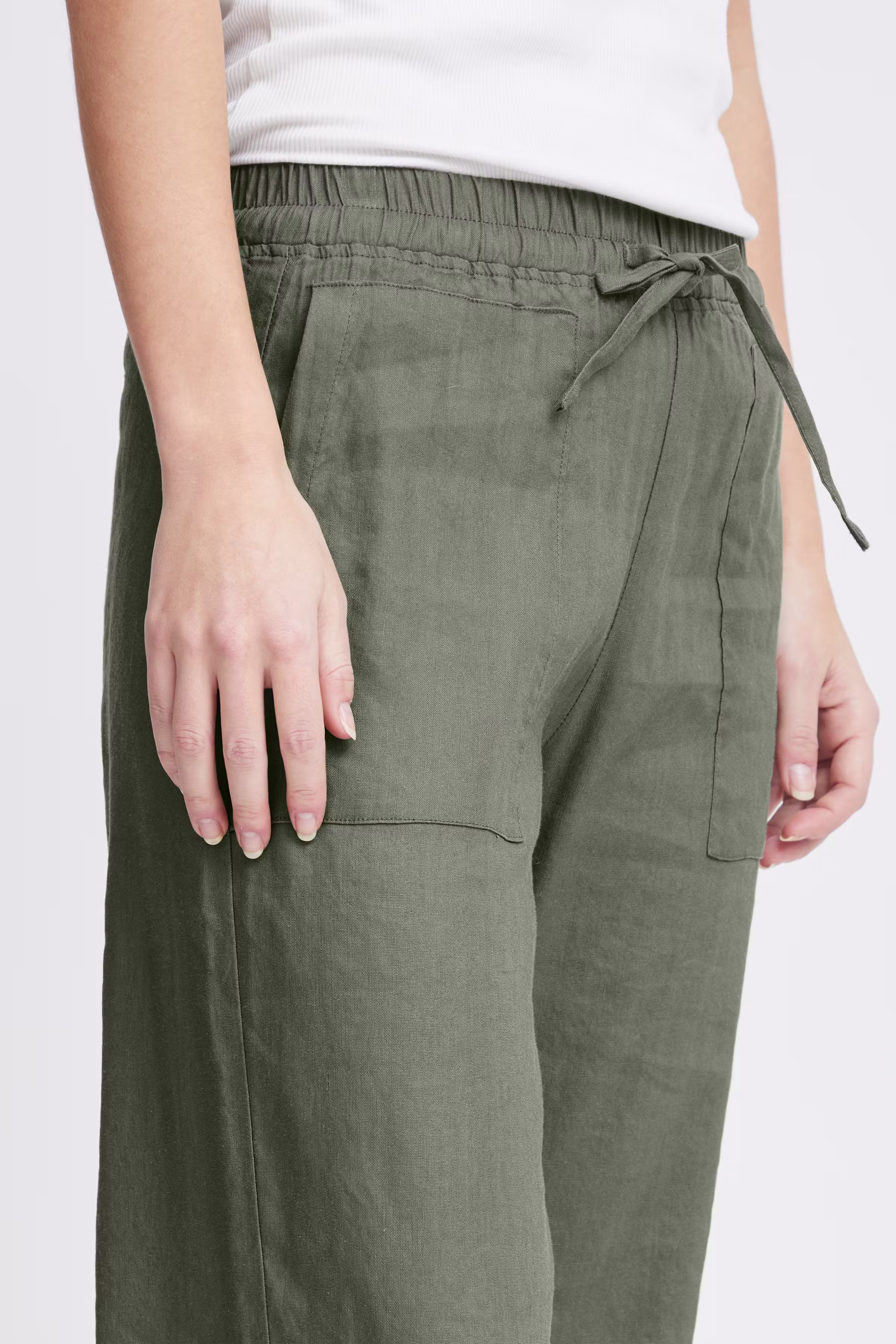 PZLUCA Full Length Wide Leg Bukser LOOKBOOK DETAIL 50208020-180312
