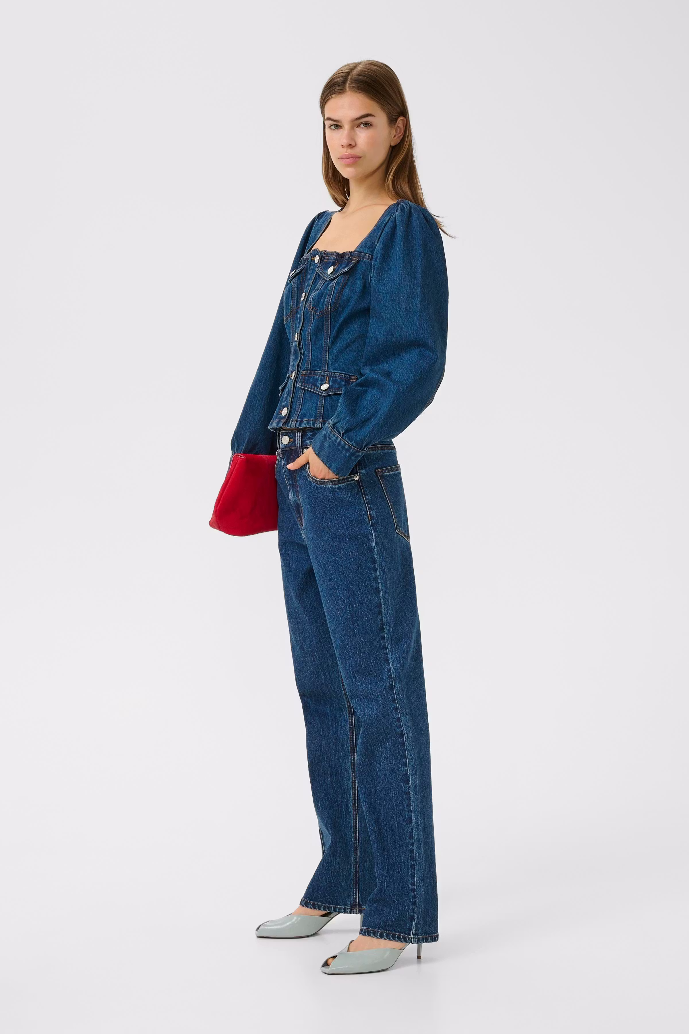 GZsamia Denimhemd LOOKBOOK FRONT 10911020-109201