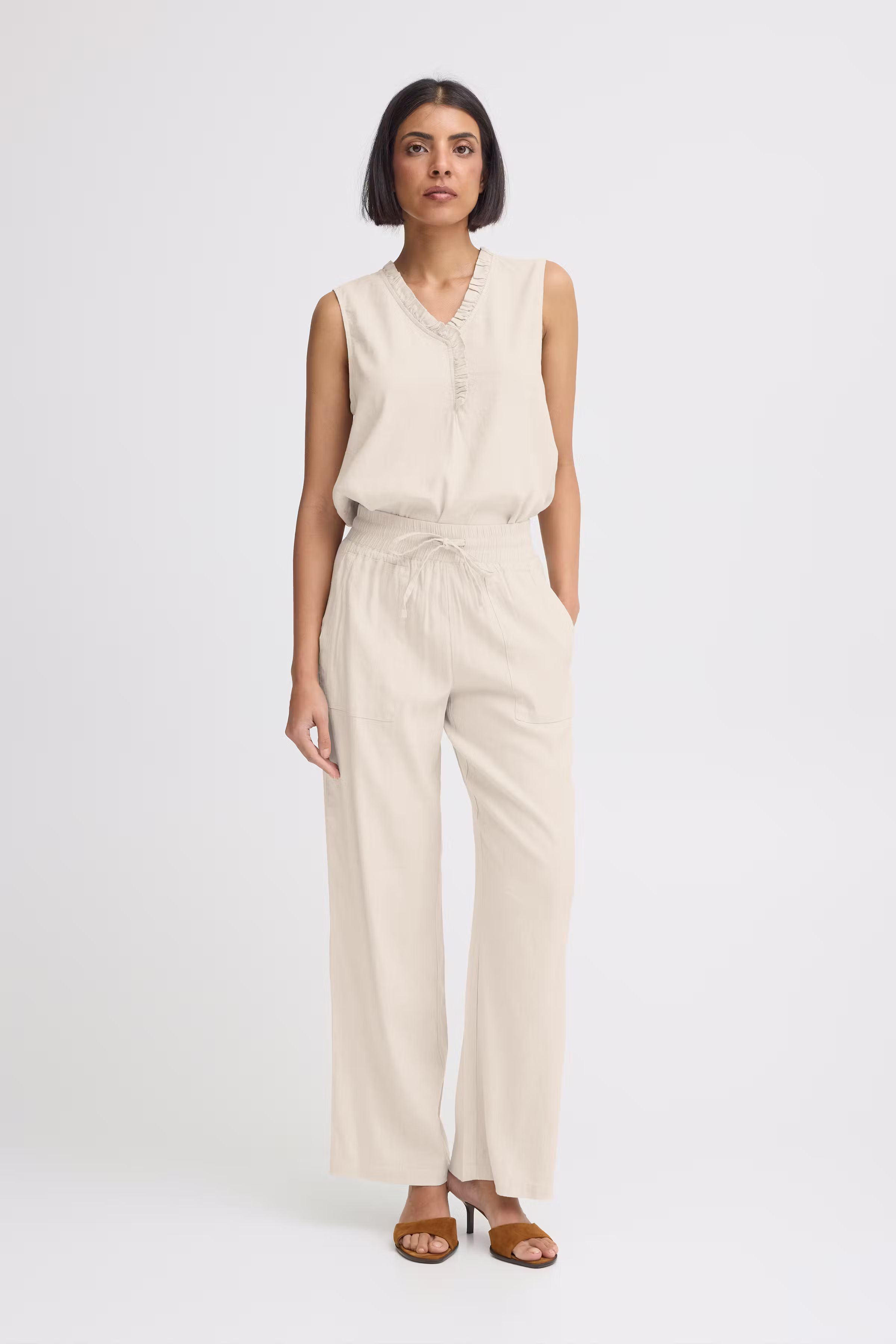 PZLUCA Bukser LOOKBOOK FRONT 50210436-1309071