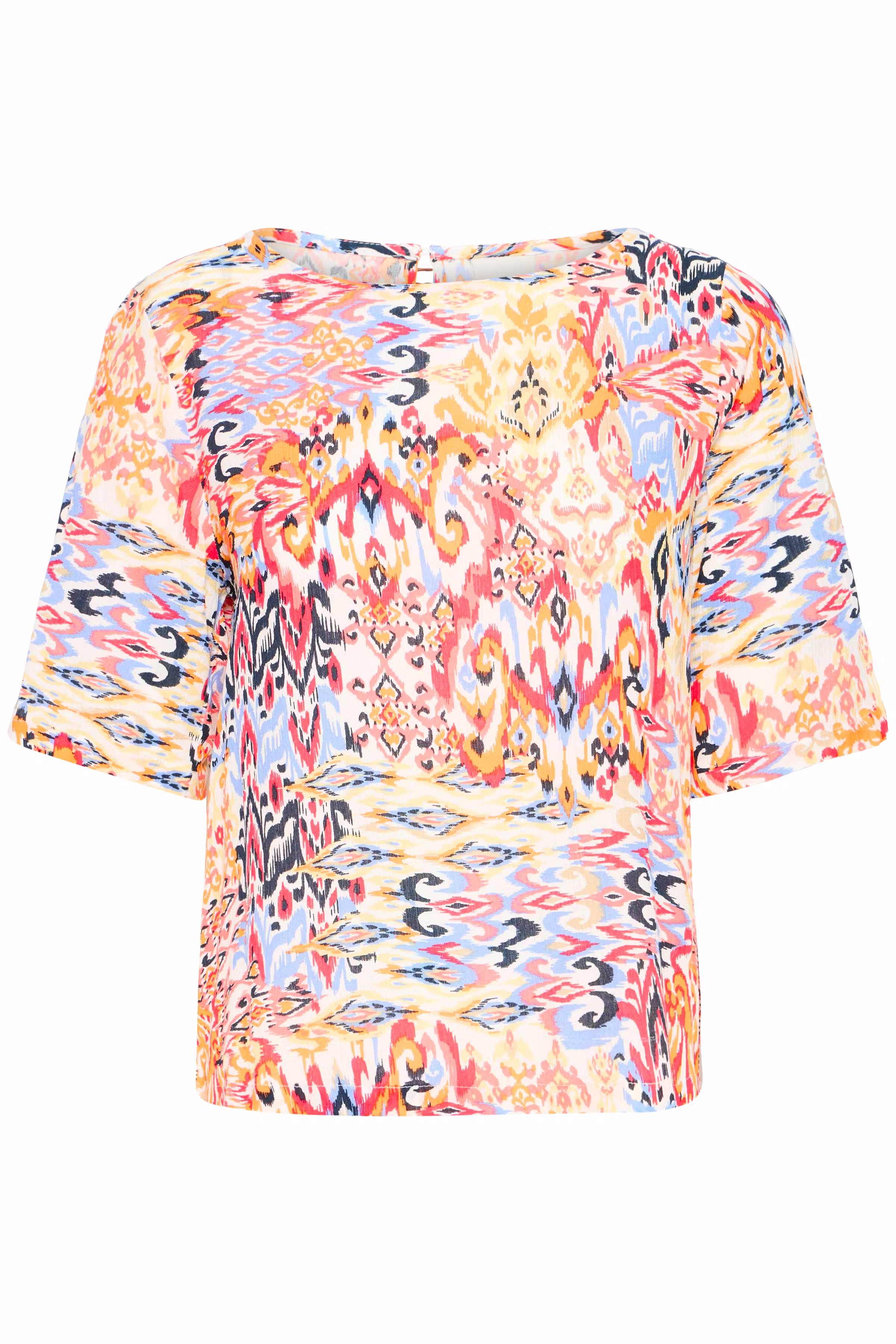 Blouse with short sleeve PACK FRONT 20122971-204485