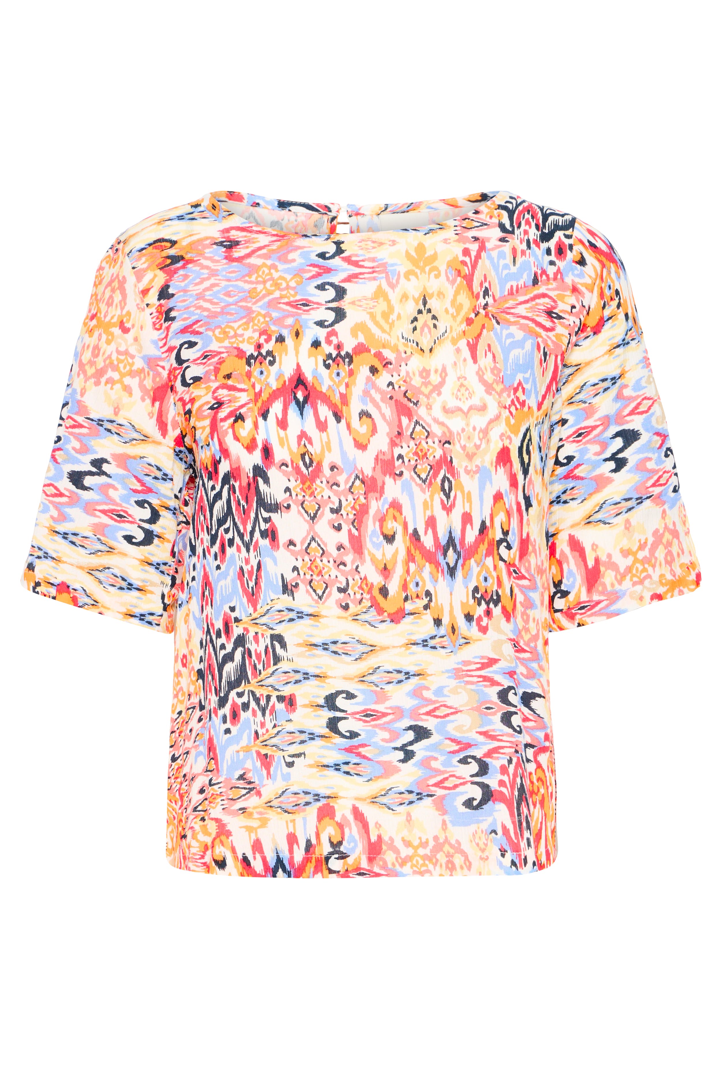 Blouse with short sleeve PACK FRONT 20122971-204485