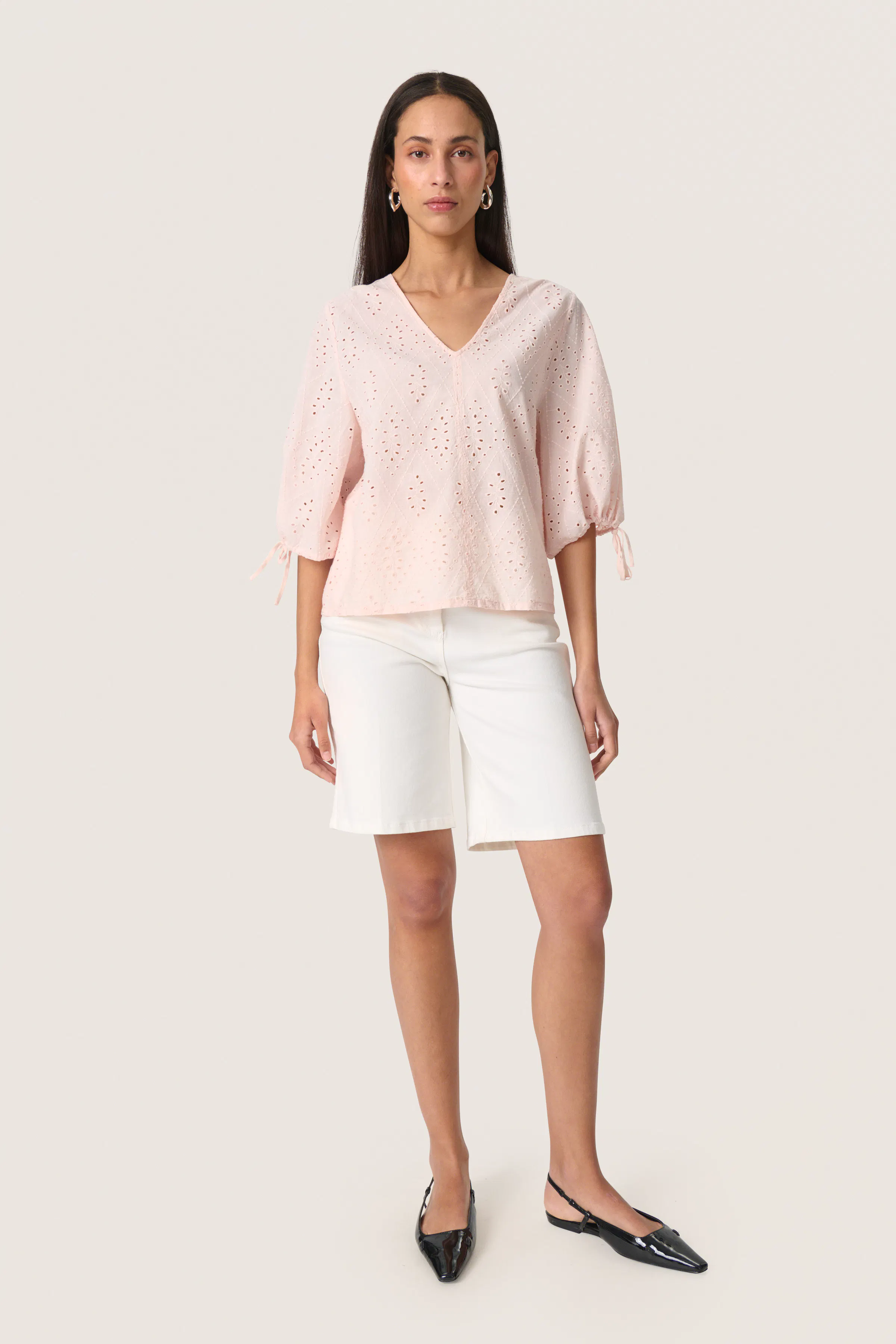 SLJoella Bluse LOOKBOOK FRONT 30408319-141309