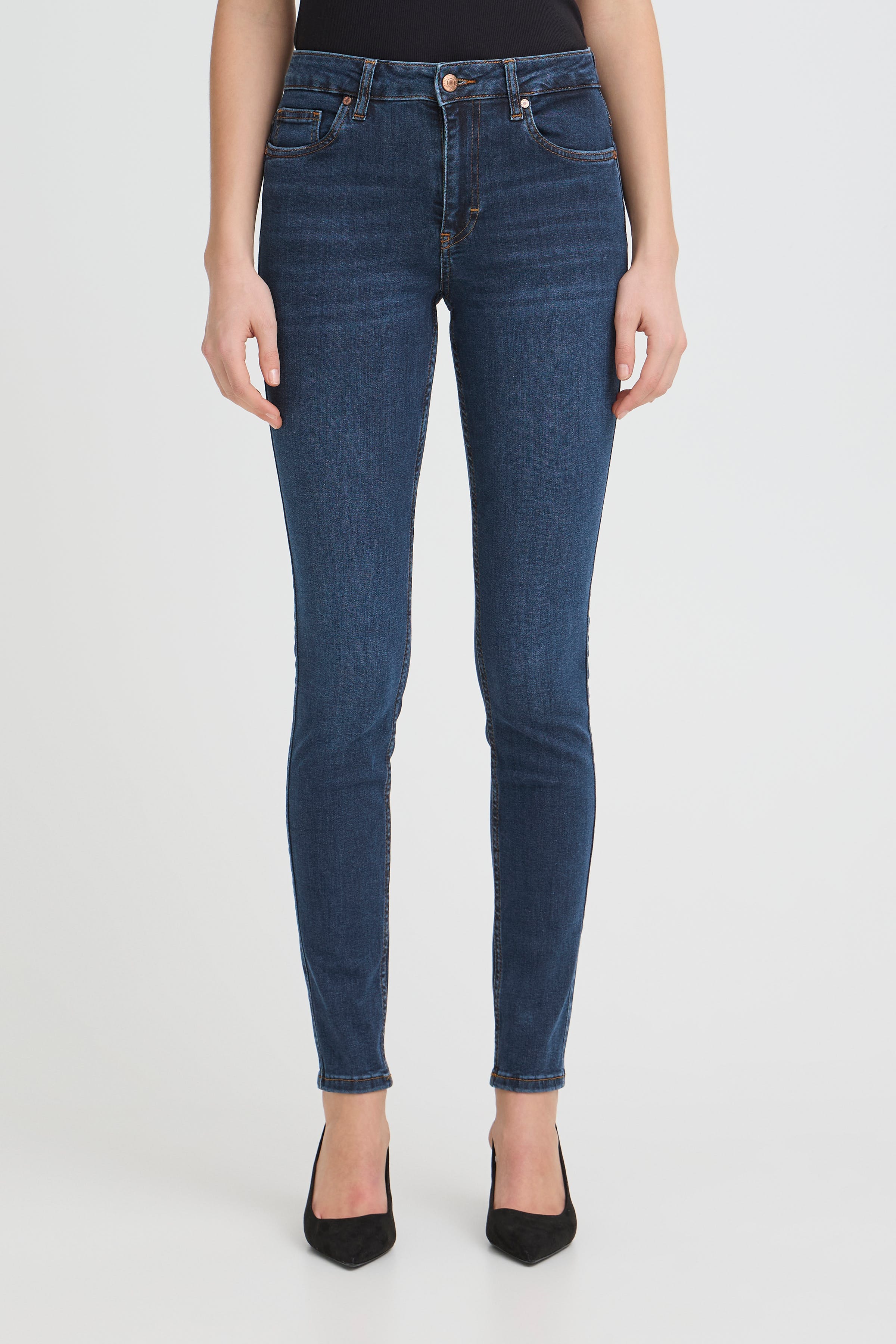 PZEMMELINA HW Jeans Skinny Leg LOOKBOOK FRONT 50207163-200002