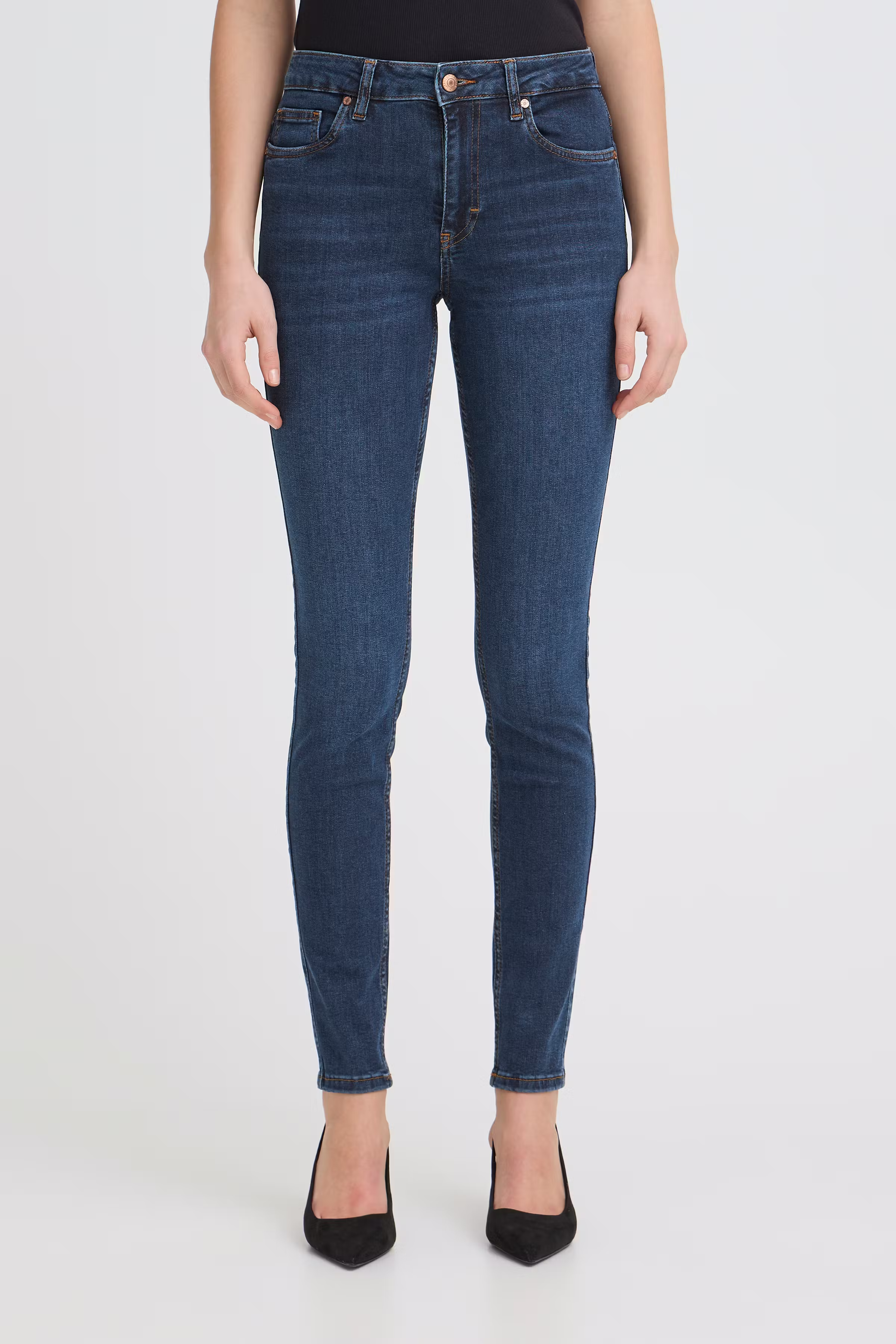 PZEMMELINA HW Jeans Skinny Leg LOOKBOOK FRONT 50207163-200002