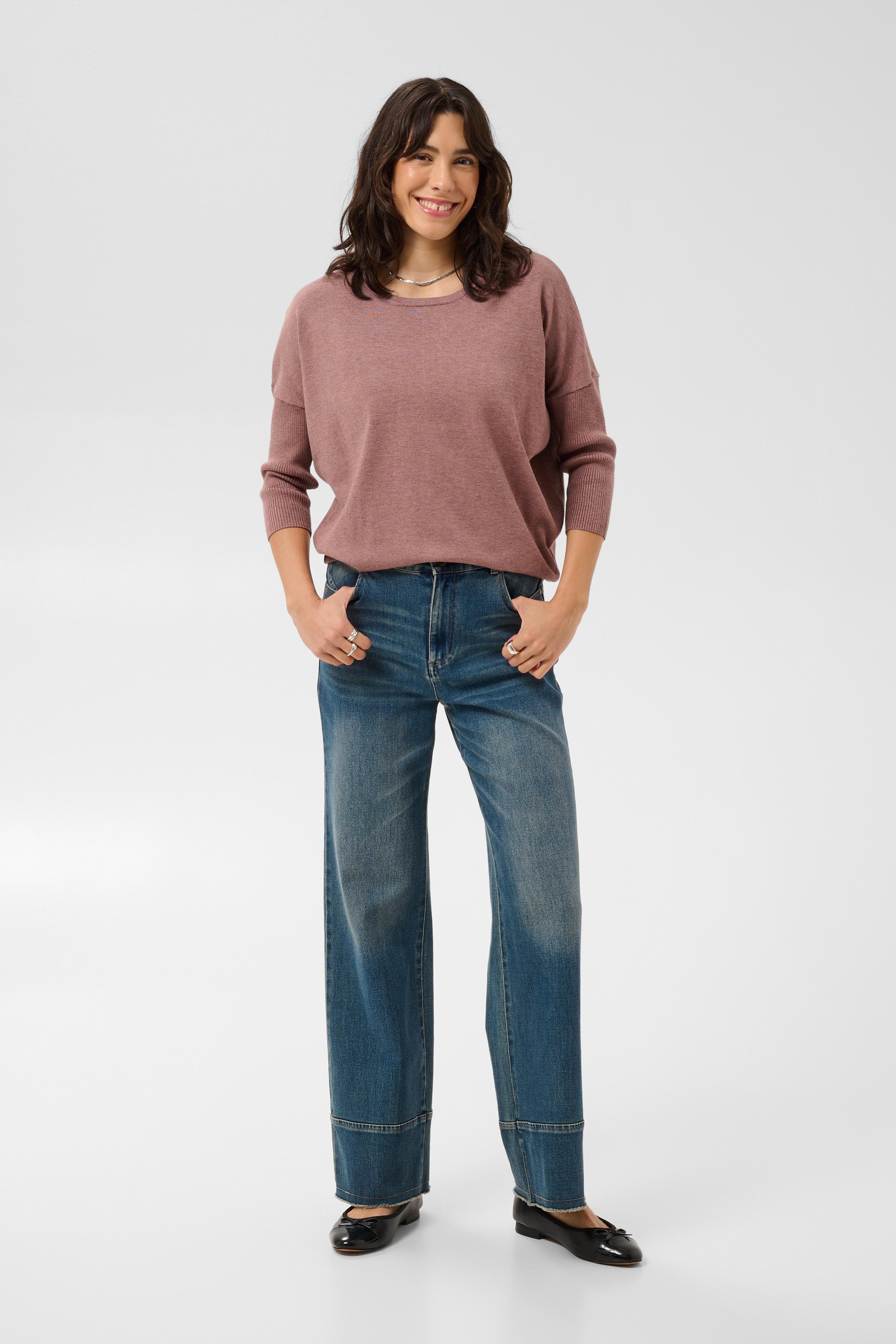 MilaSZ R-Neck Pullover LOOKBOOK FRONT 30500003-1715101