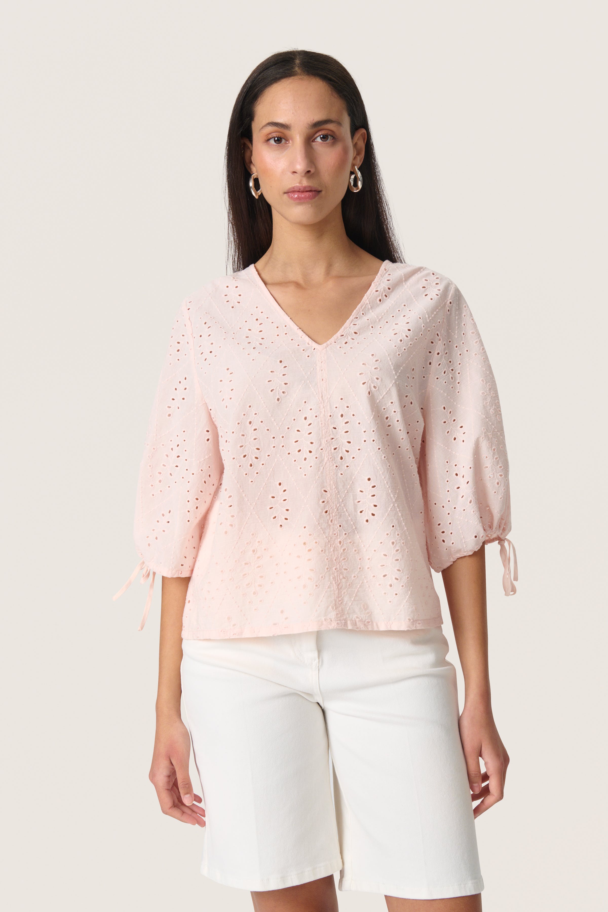 SLJoella Bluse LOOKBOOK FRONT 30408319-141309