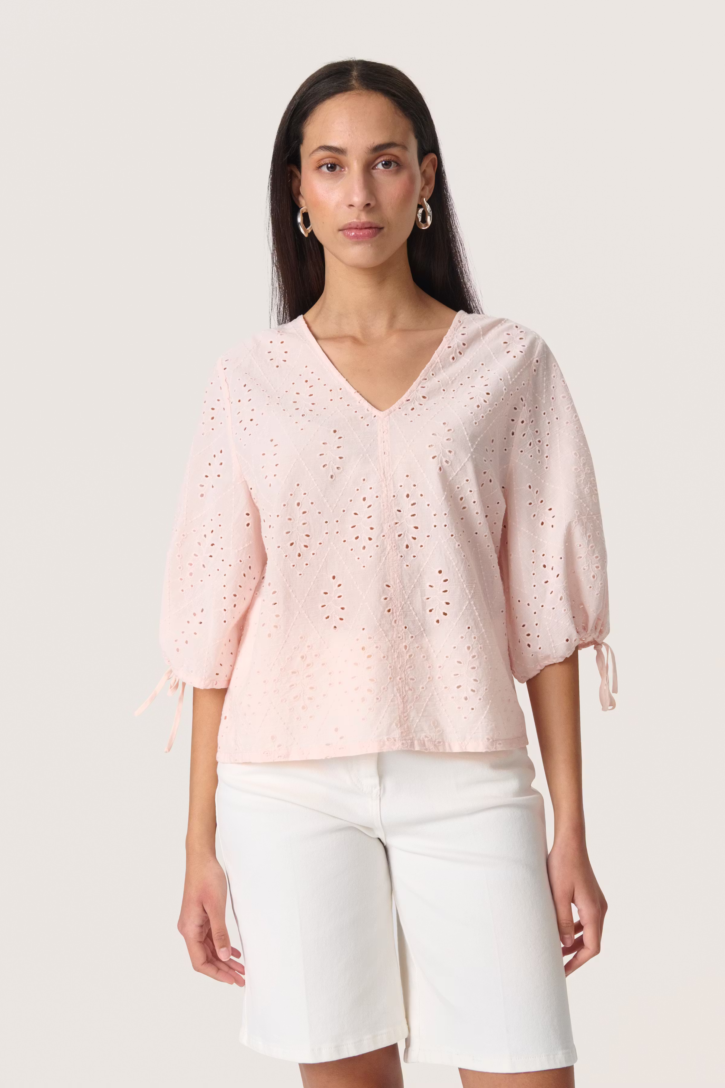 SLJoella Bluse LOOKBOOK FRONT 30408319-141309