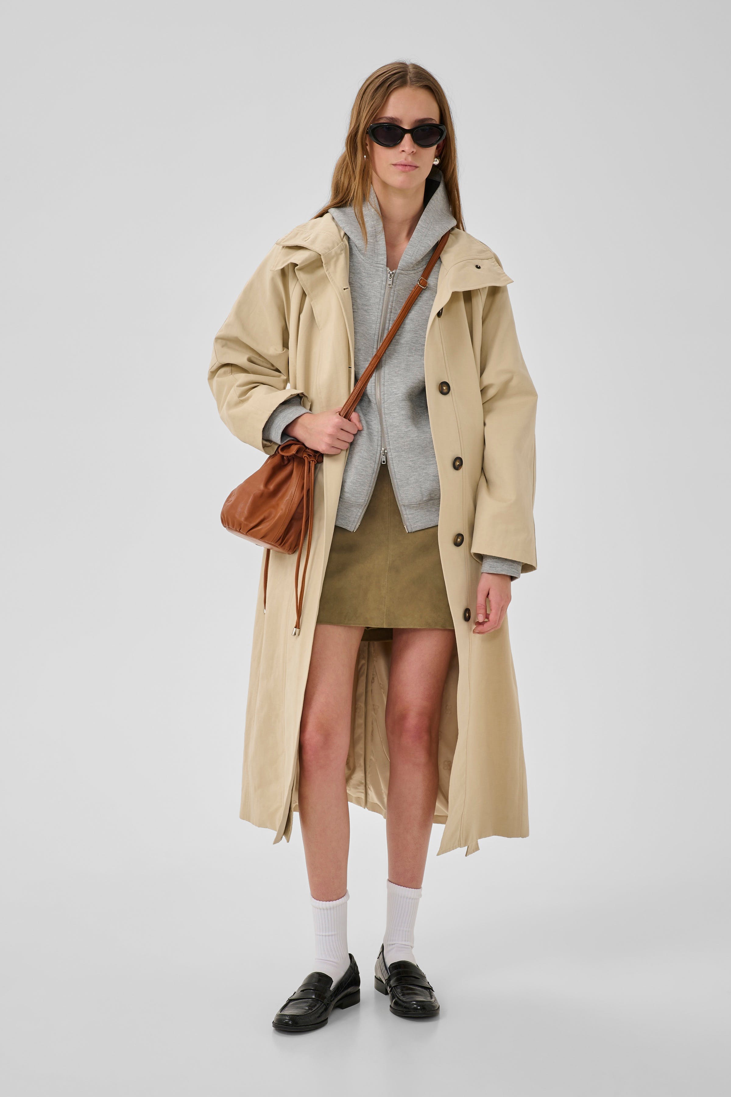 OllyMW Suede Skirt LOCATION NONE 10705288-180820