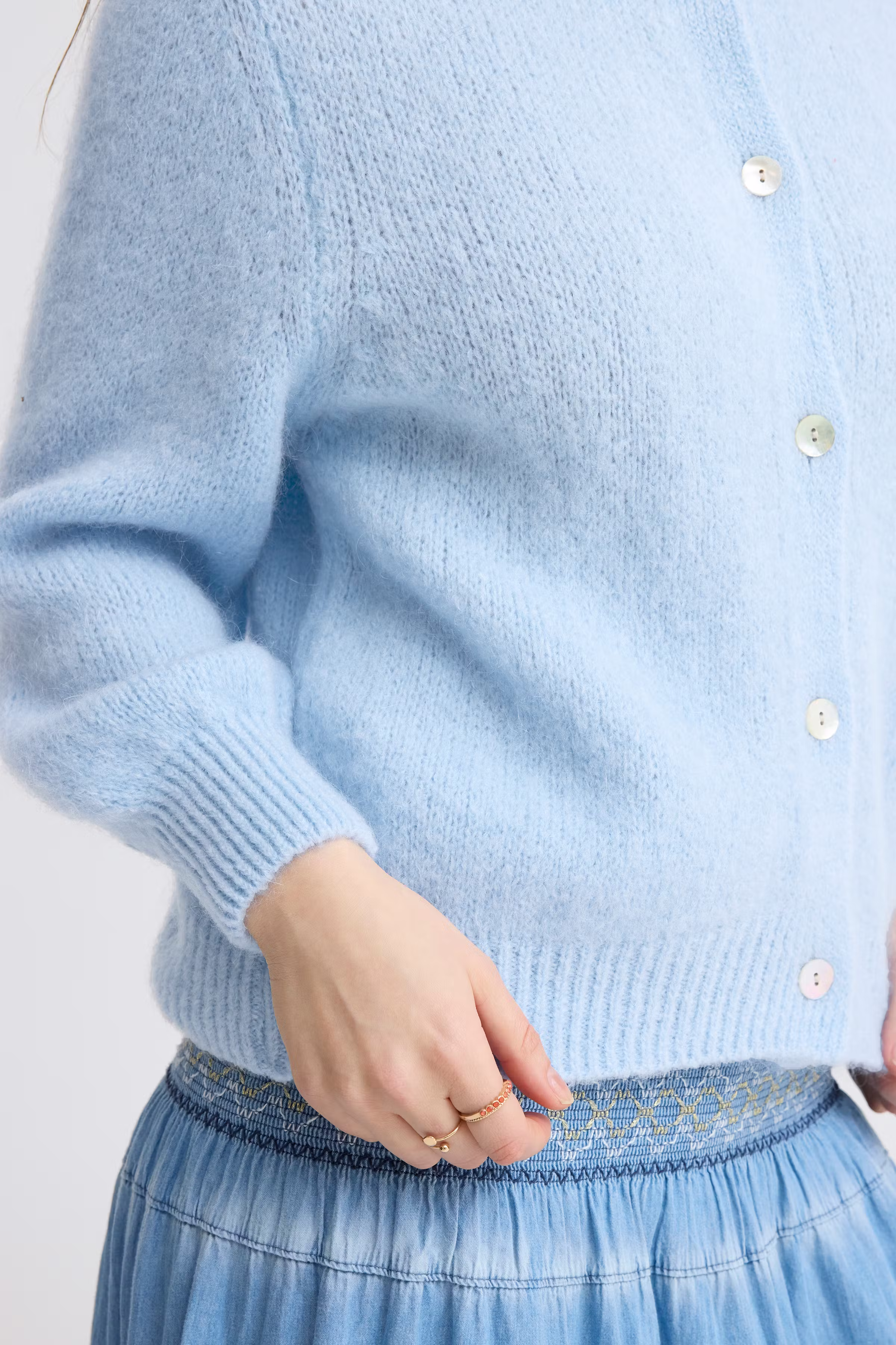 SBGULVIG Cardigan LOOKBOOK DETAIL 22100655-154020
