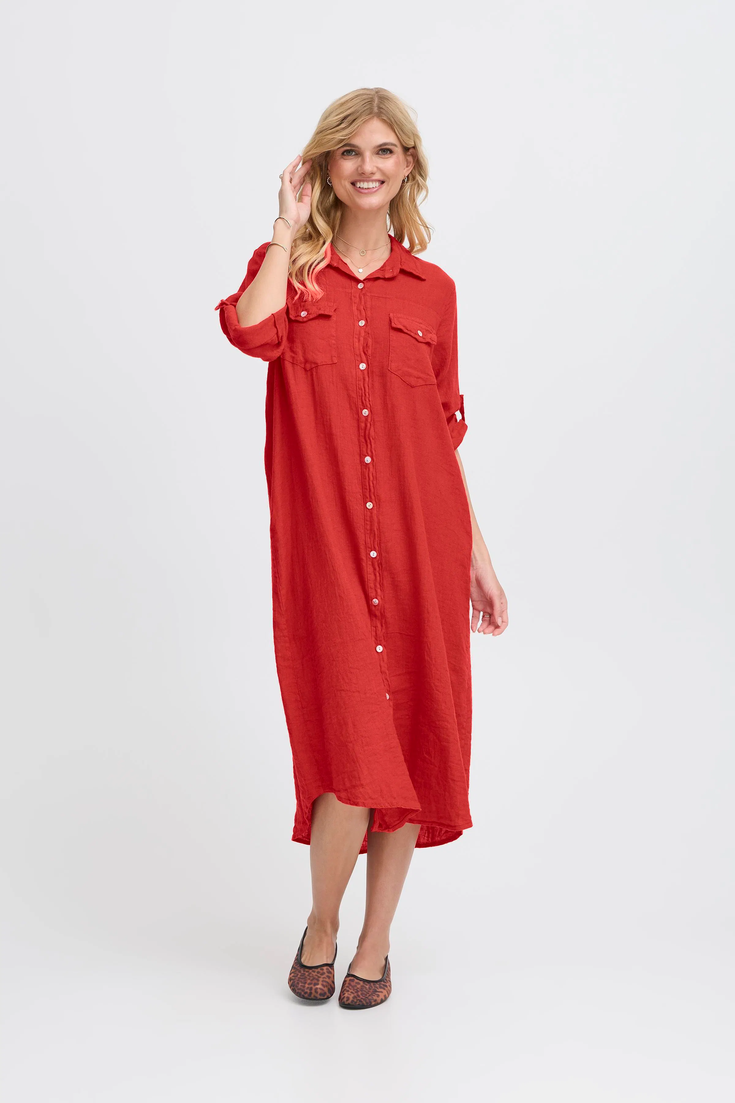 SBFONTANELLE Kjole LOOKBOOK FRONT 22101043-191664