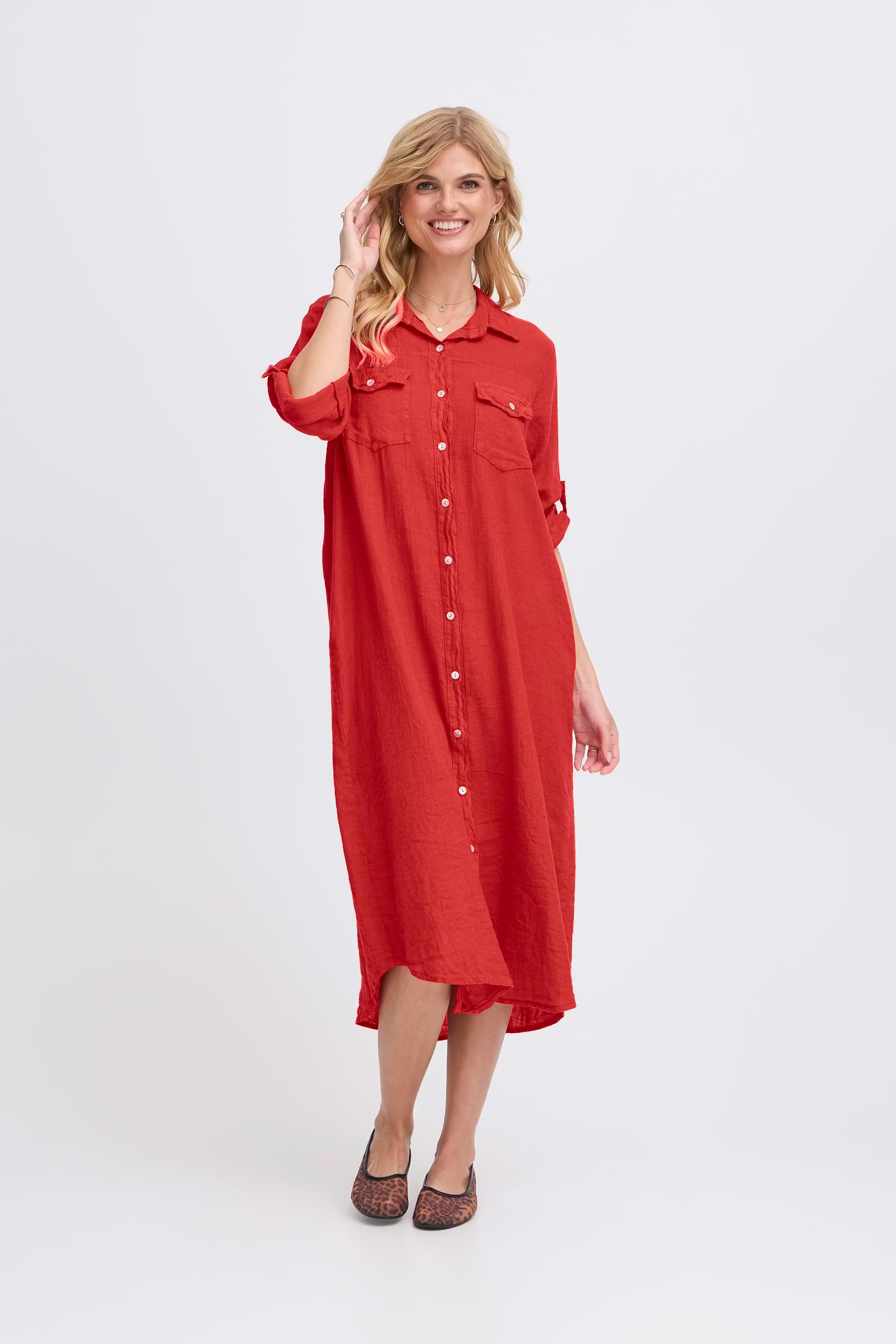 SBFONTANELLE Kjole LOOKBOOK FRONT 22101043-191664