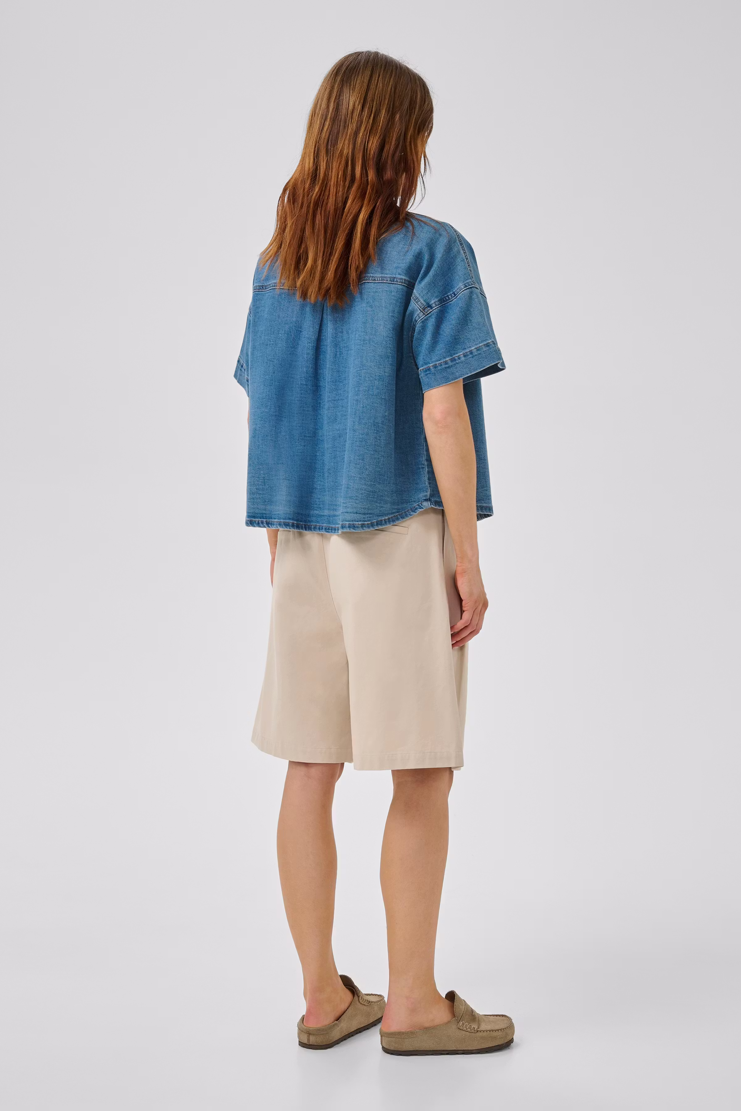 MWLinn Denimskjorte LOOKBOOK BACK 10705461-100053