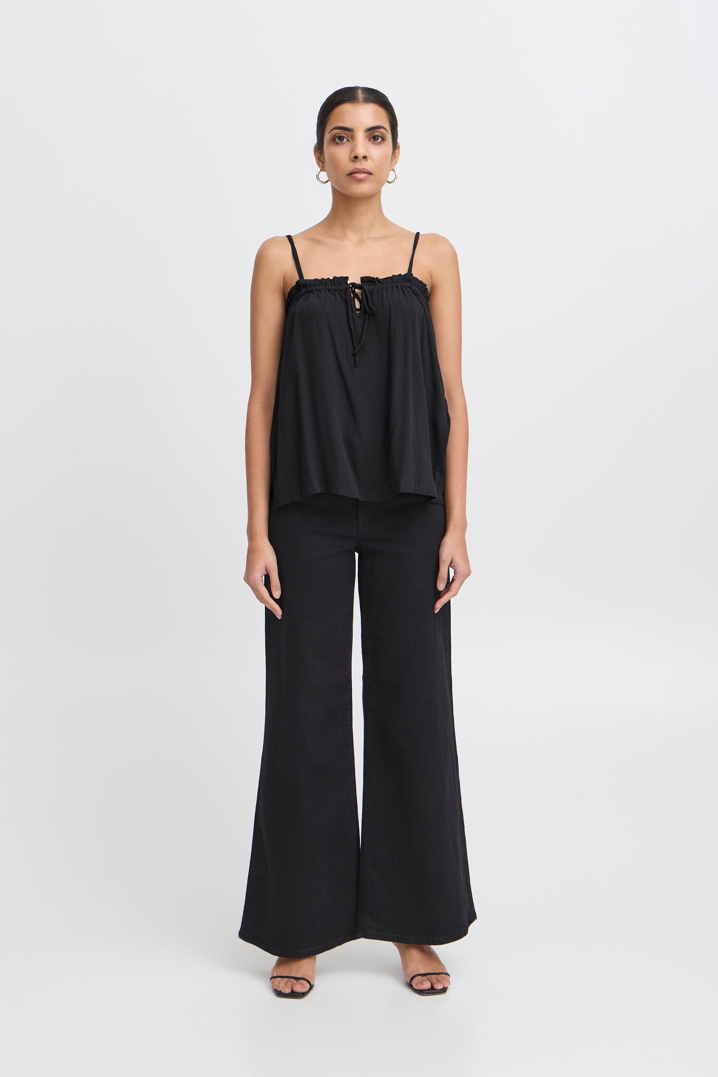 IHMARRAKECH Kortermet bluse LOOKBOOK FRONT 20122945-194008