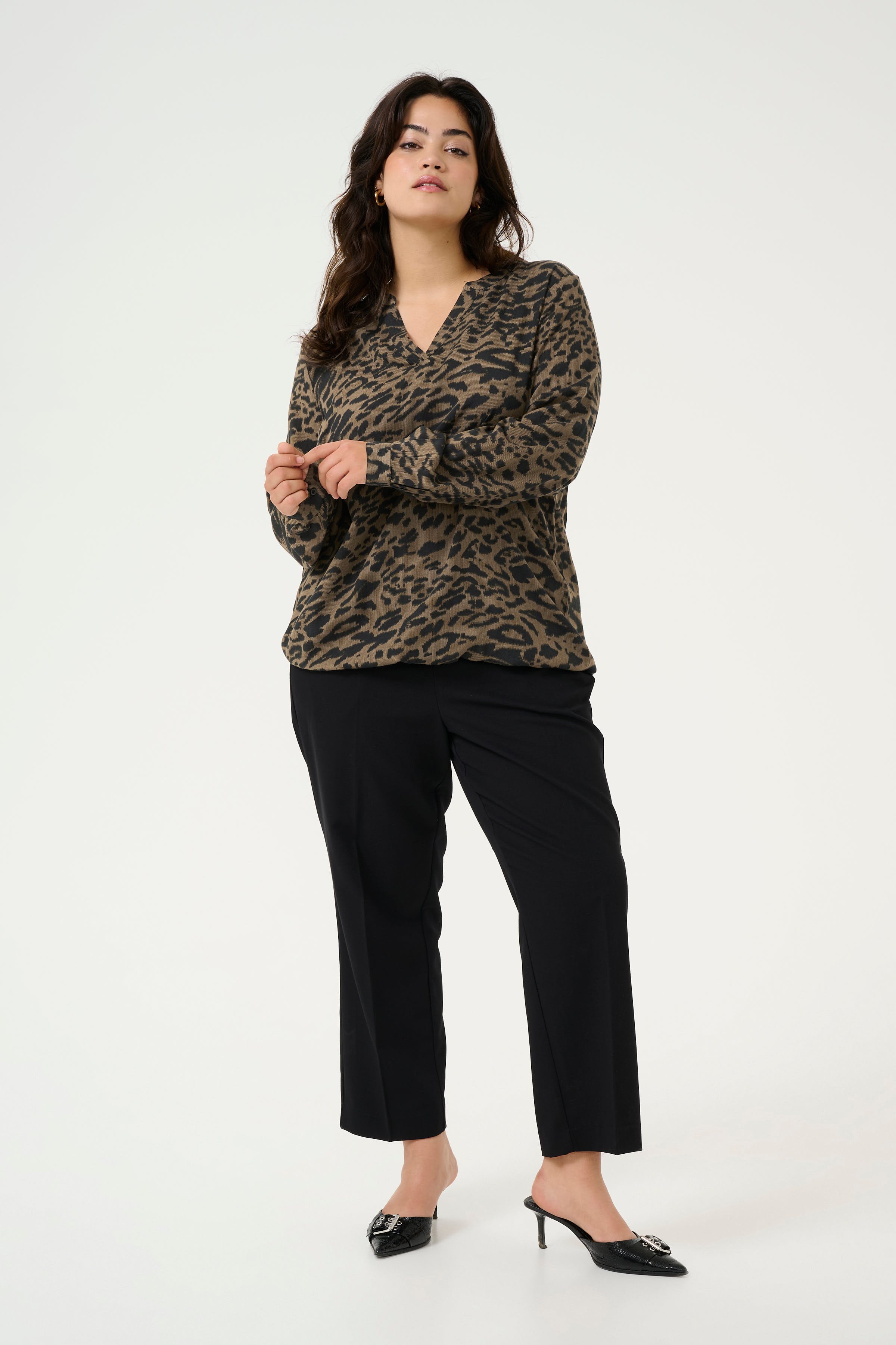 KCdiana Leopardbluse LOOKBOOK FRONT 10581815-107077