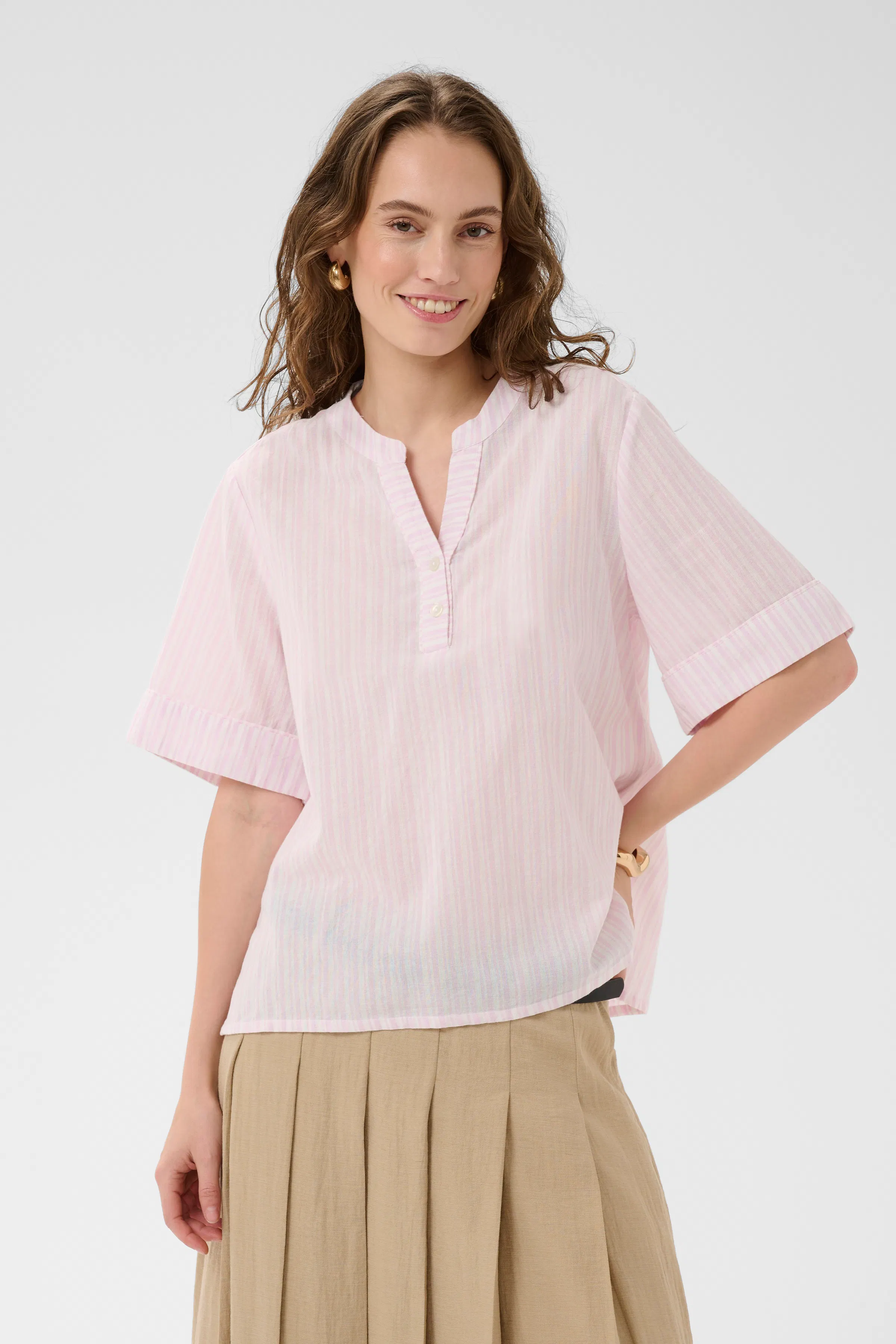 miyumiyu 　L'Appartement Blouse Lula Blouse - Cherry Blossom Multi Silk - PAIGE