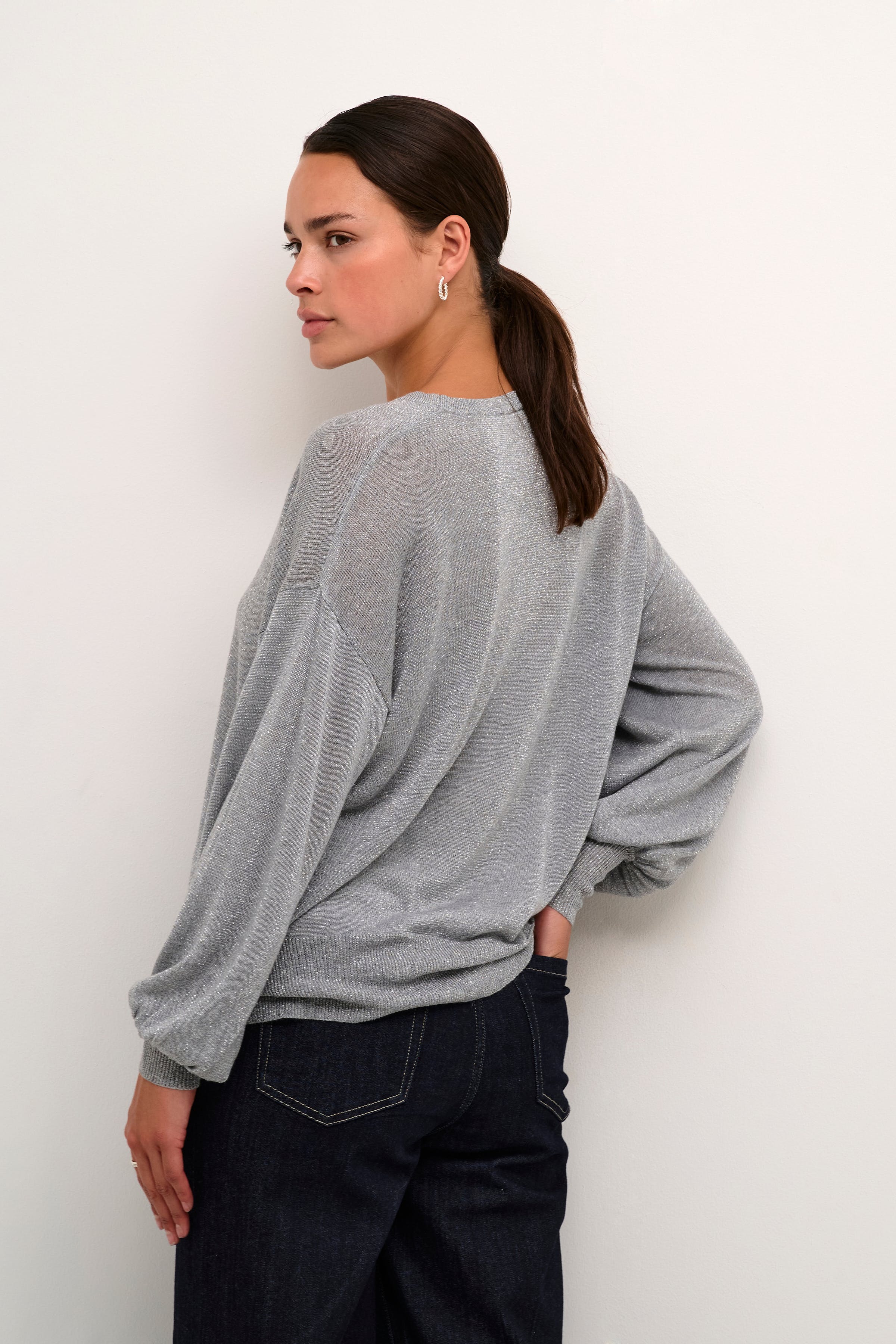 KAankra Glimmerstriktrøje LOOKBOOK BACK 10552376-100123