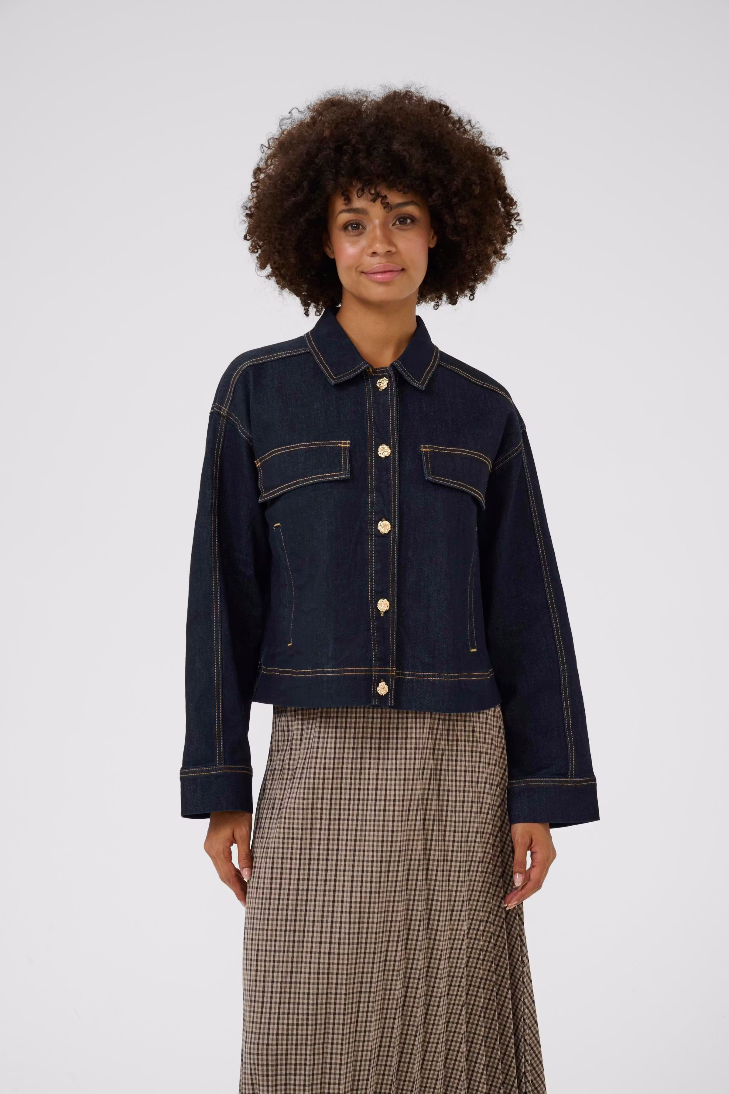 CUbobbie Denim jacket LOOKBOOK FRONT 50112269-500119